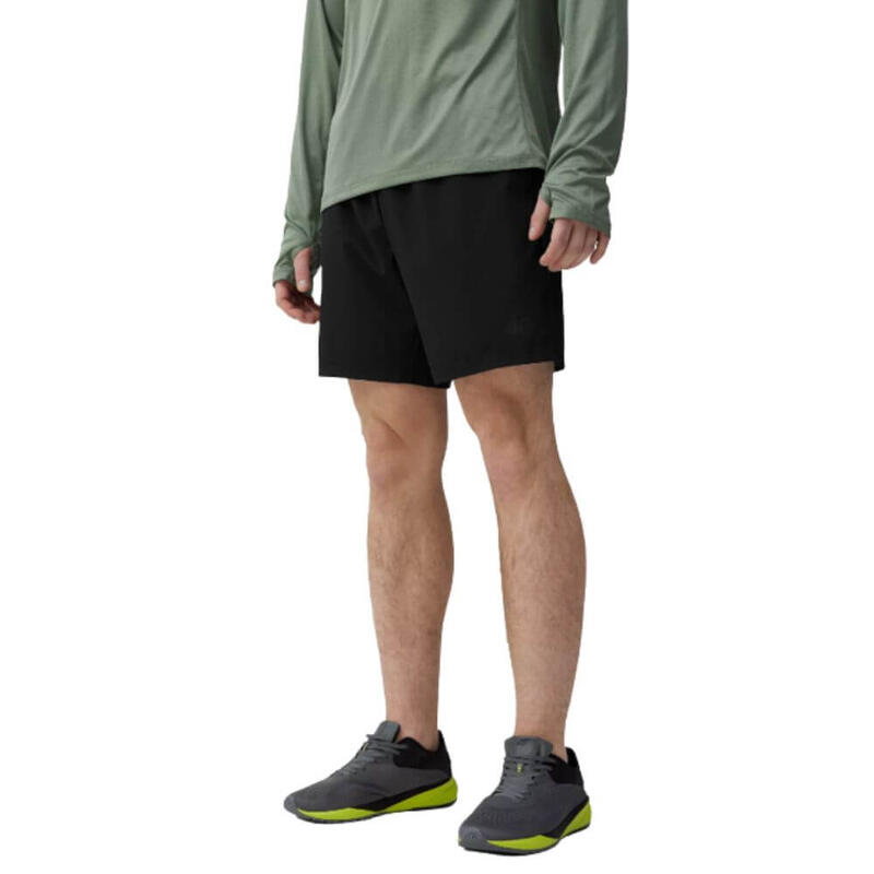 Pantalones cortos de running transpirables para hombre 4F. Gris