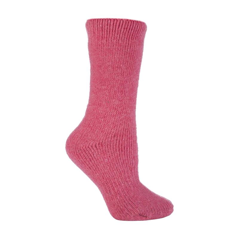 Ladies Winter Warm 2.7 TOG Wool Rich Thermal Socks HEAT HOLDERS Decathlon