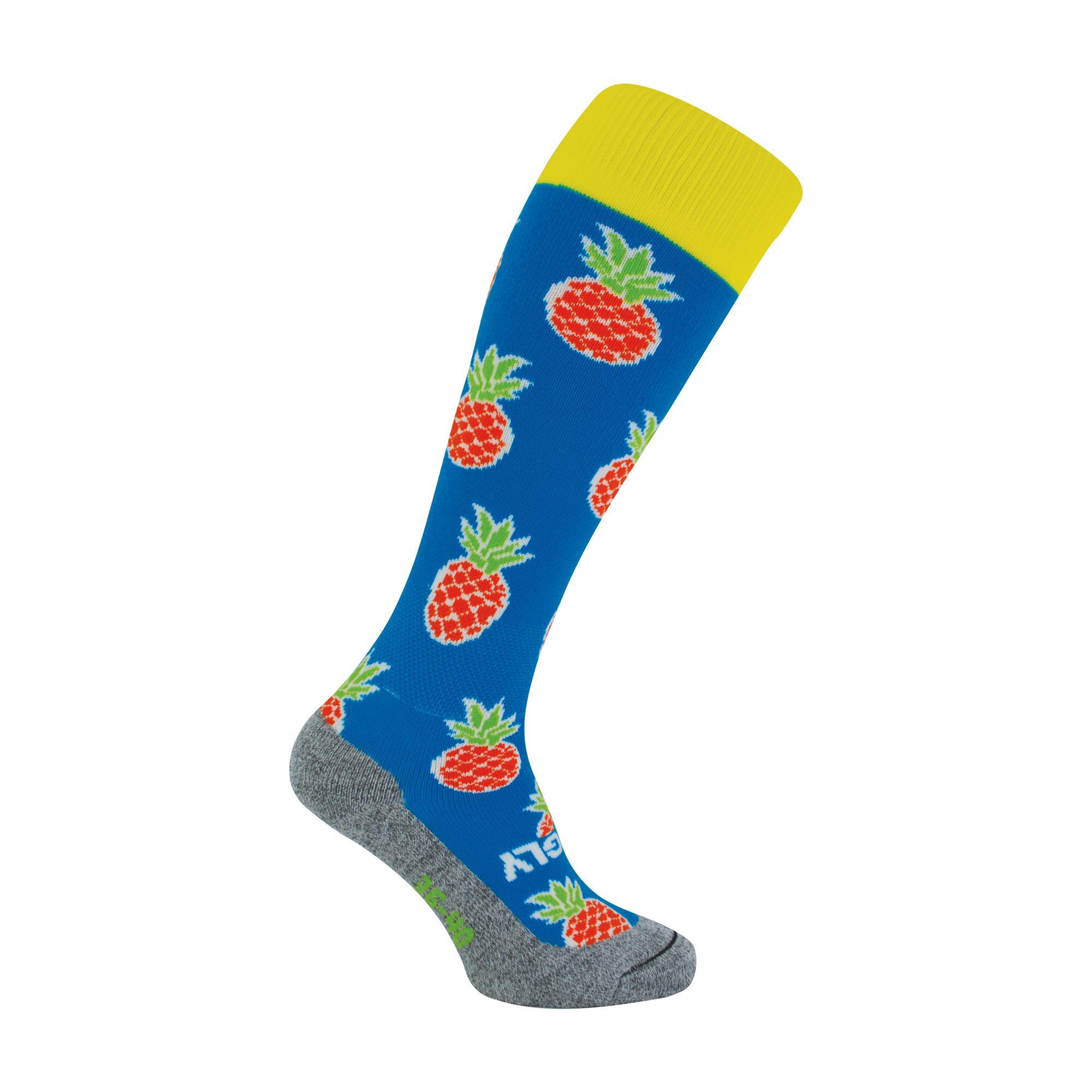 HINGLY Knee High Hockey Socks with Funky Fun Patterns | Adult Sizes