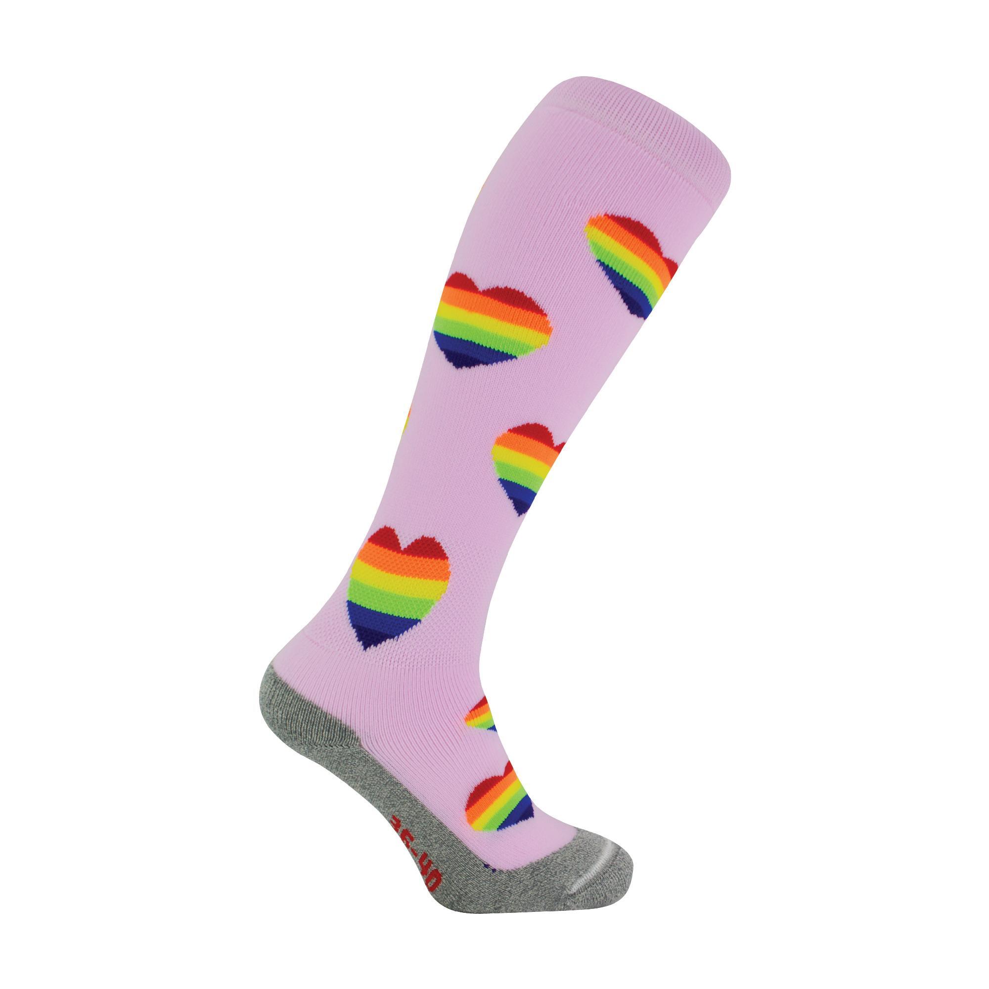 HINGLY Knee High Hockey Socks with Funky Fun Patterns | Kids Sizes