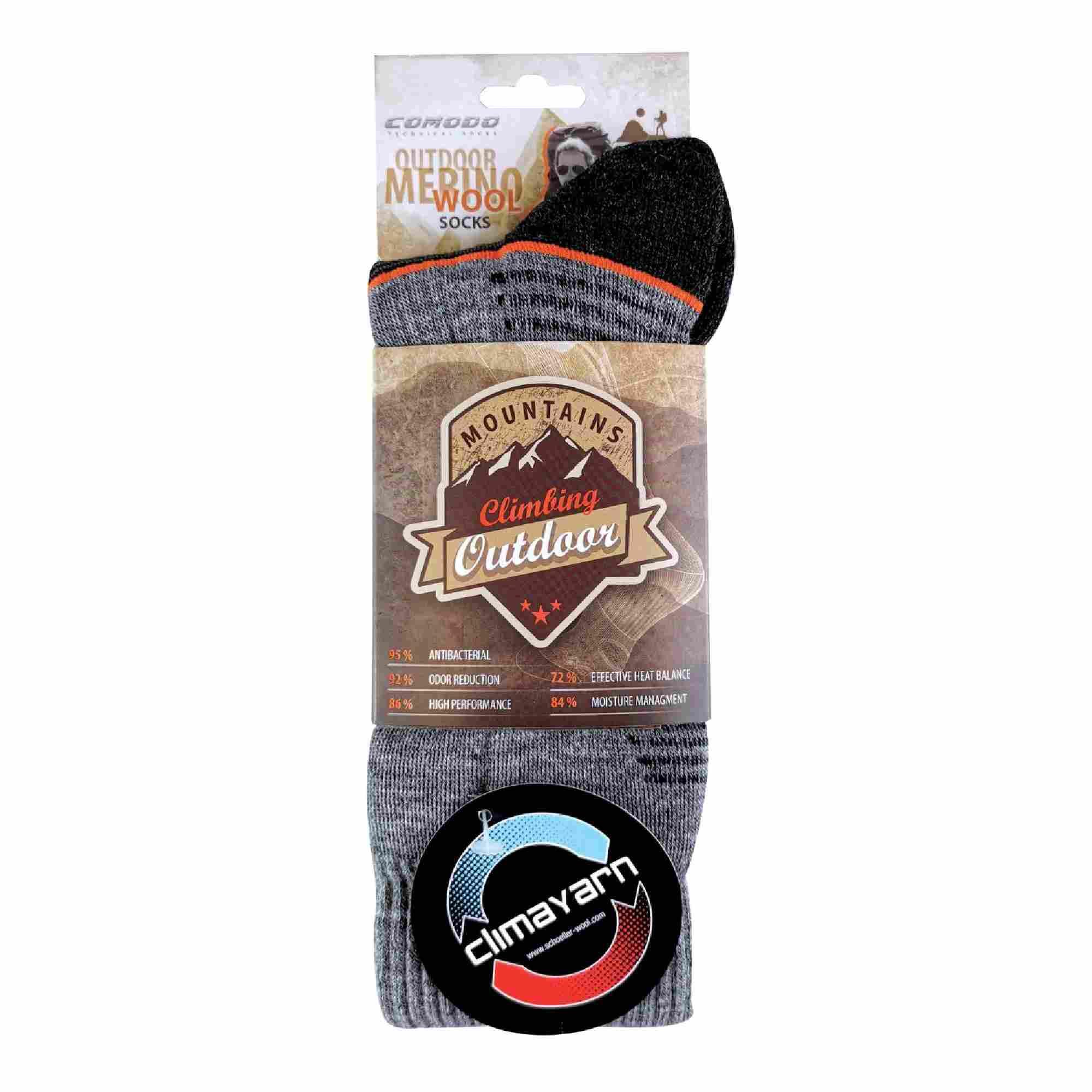 Outdoor Performance Hiker CLIMACONTROL Hiking Trail Socks for Mens and Ladies 2/3