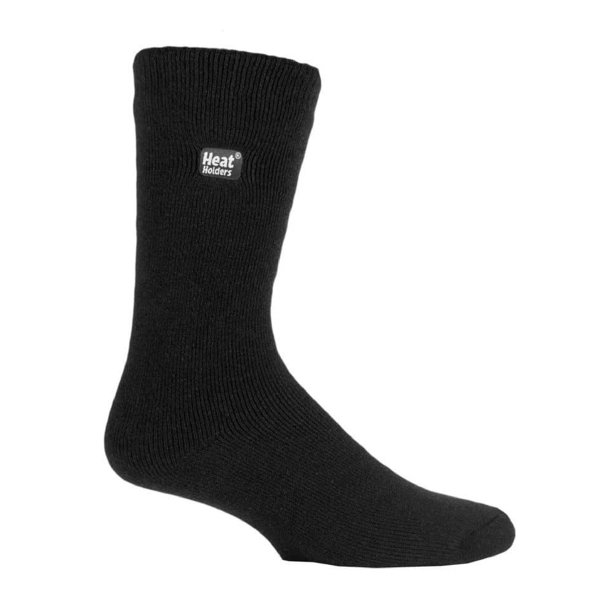 HEAT HOLDERS Mens Plain Colour 1.0 TOG Lightweight Casual Thermal Dress Socks