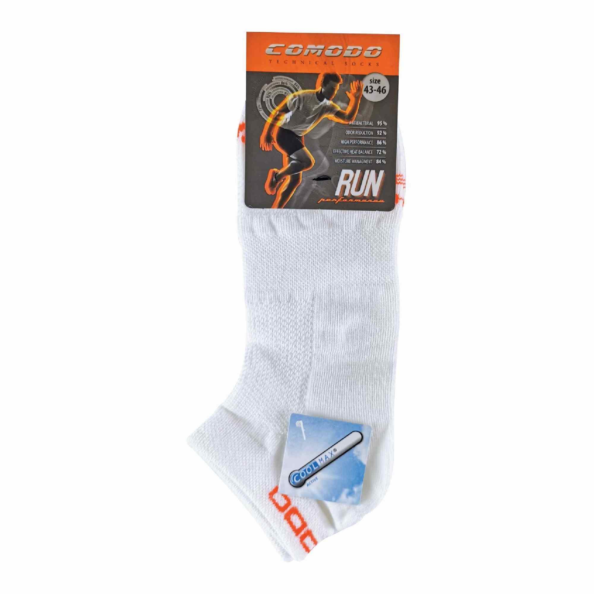 COMODO - Herren Damen Coolmax Sneaker Laufsocken Sommer Sportsocken für Running 2/4