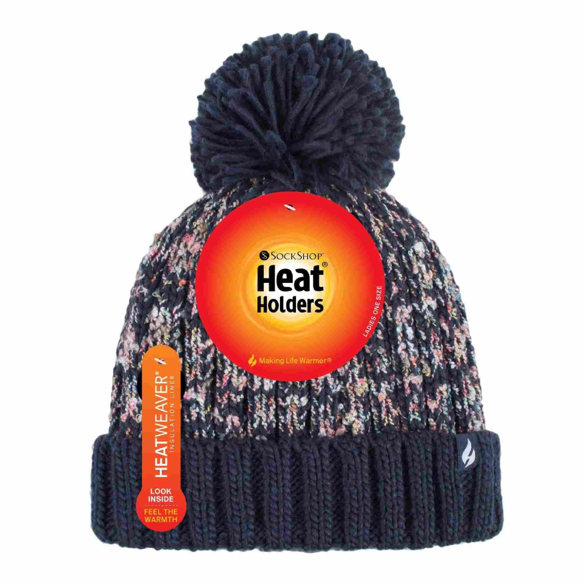 Heat Holders - Bonnet à pompon thermique pour femme avec pompon extra large 2/7