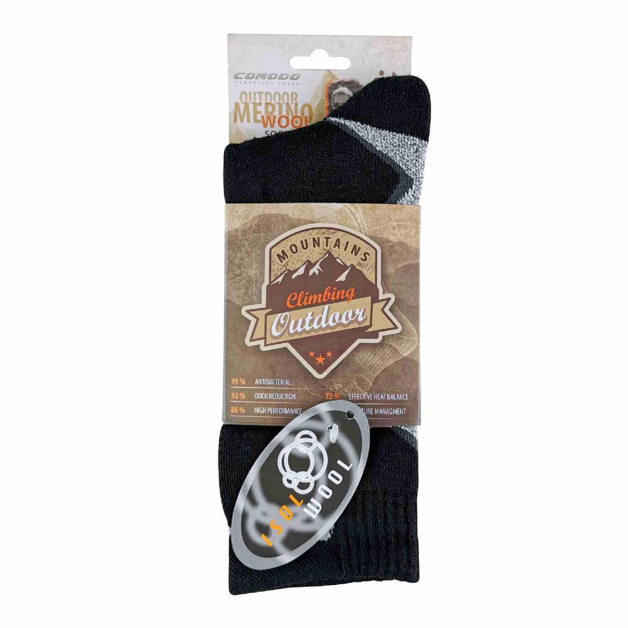 Trekking-Socken COMODO Merinowolle Isolwool 2/4