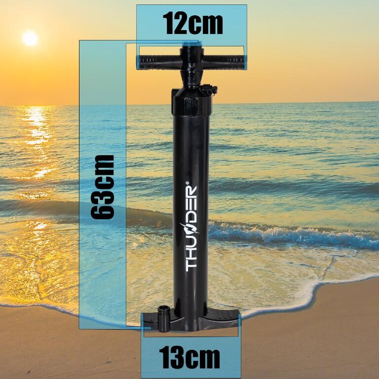 Bomba sólida bidirecional para pranchas SUP Thunder 2bar PVC 2/6