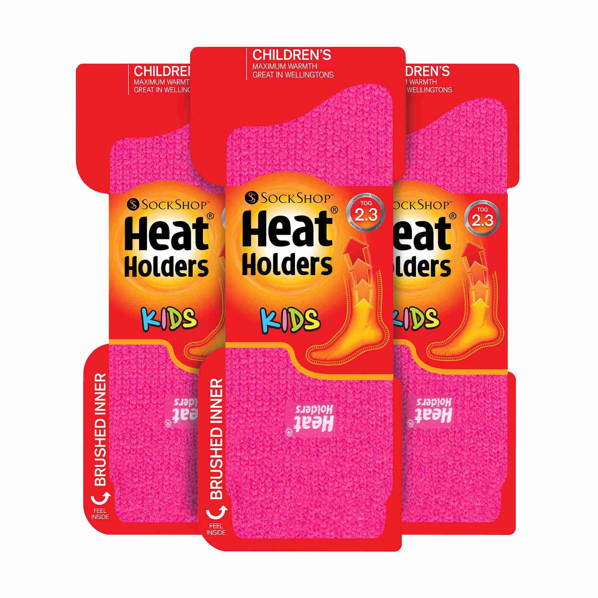 3 Pairs Childrens Ultimate Warm 2.3 TOG Winter Thermal Socks 2/6