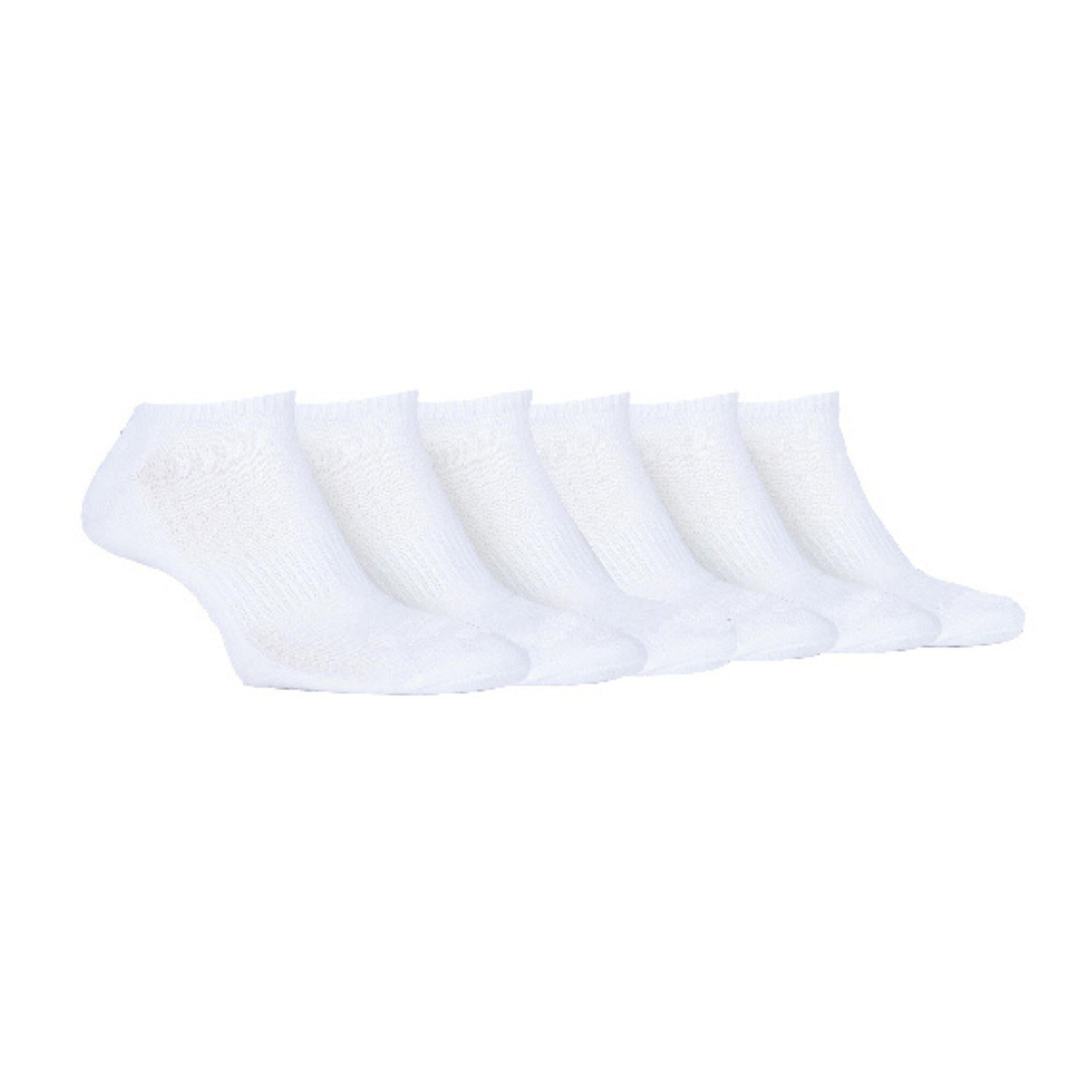 6 Pairs Ladies Cotton Cushioned Low Cut Sport Ankle Socks For Running 1/3