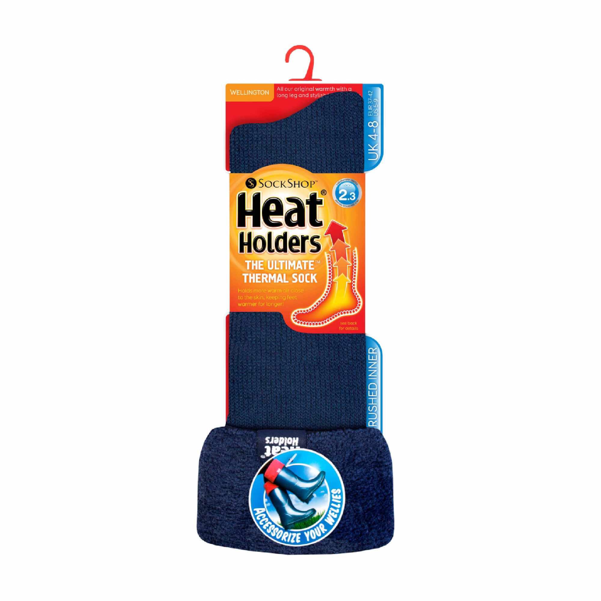 Ladies Thermal Wellington Boot Socks | Long Warm Socks for Women 2/4