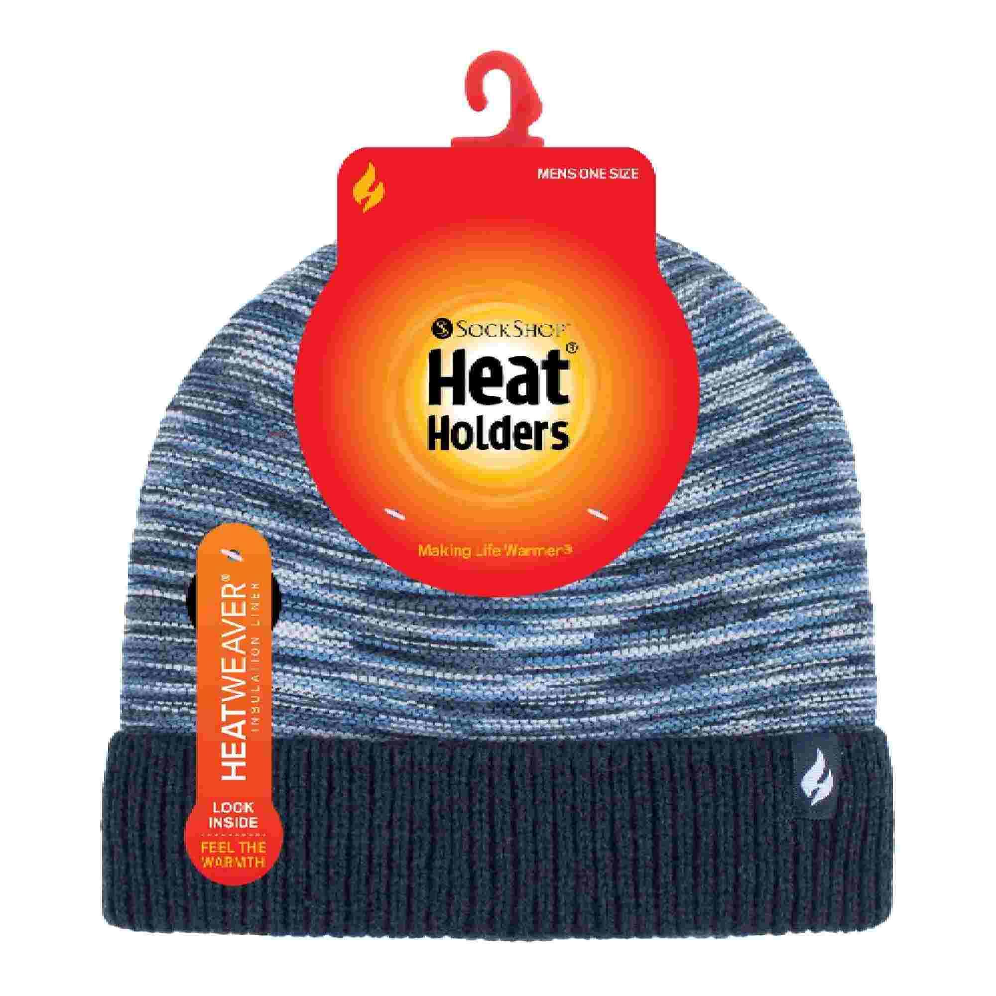 Mens Thermal Knitted Beanie Hat for Winter 2/6