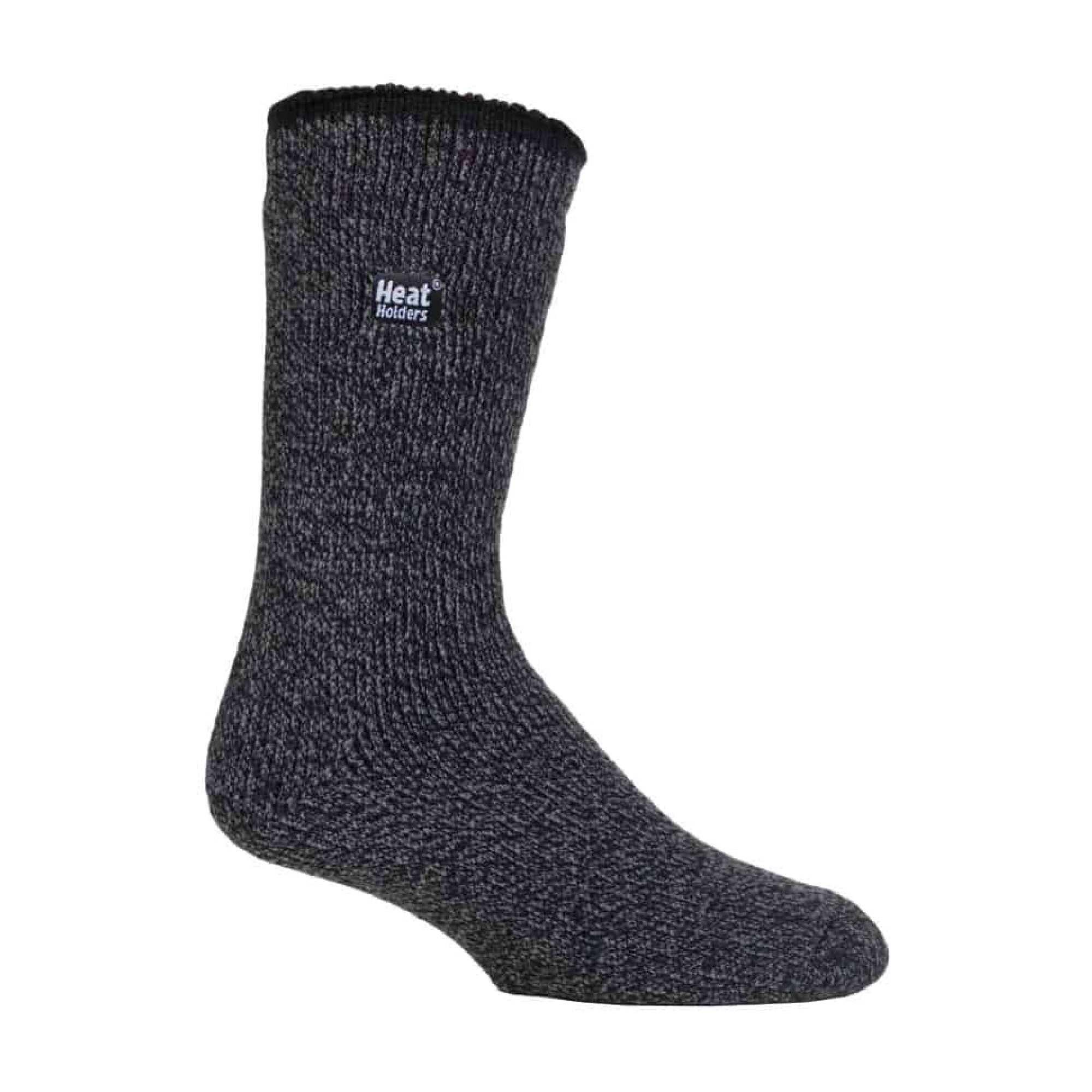 Mens Winter Merino Wool Thermal Socks with Reinforced Heel and Toe 1/6