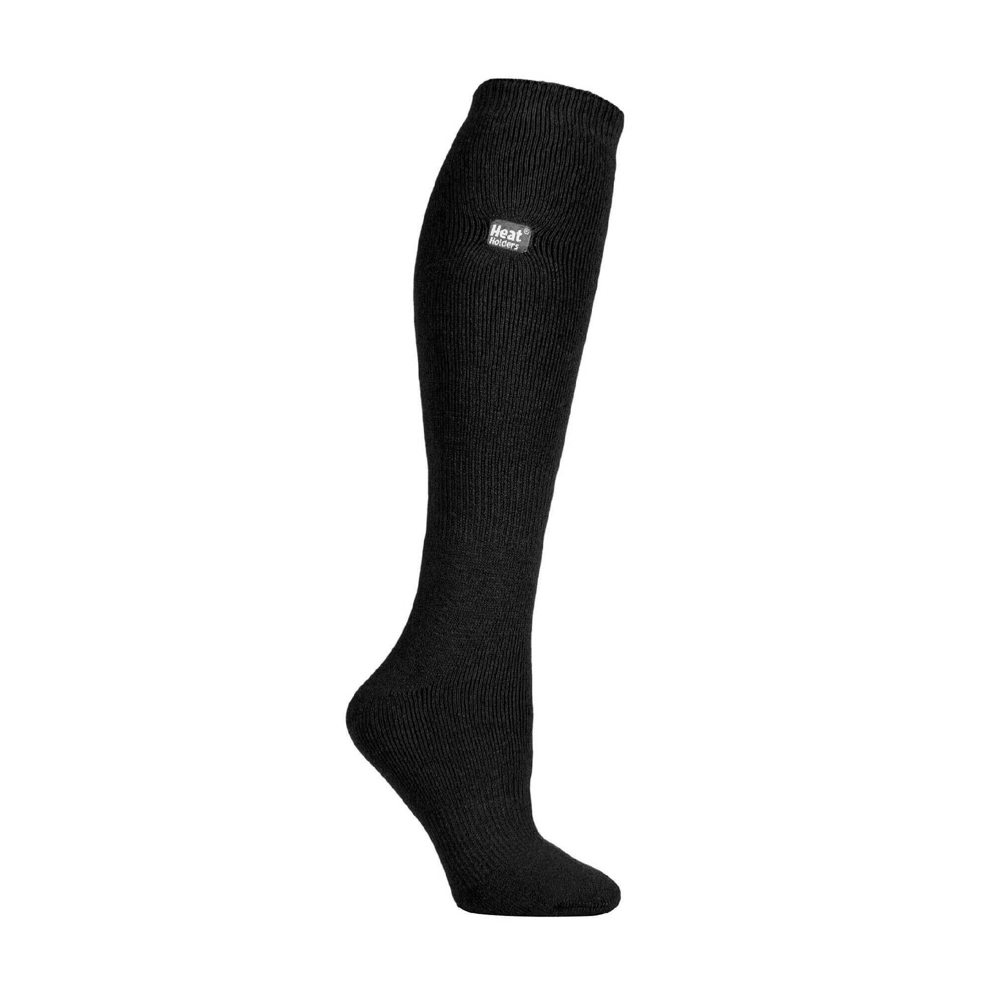 HEAT HOLDERS Ladies Thin Extra Long Lightweight Thermal Socks