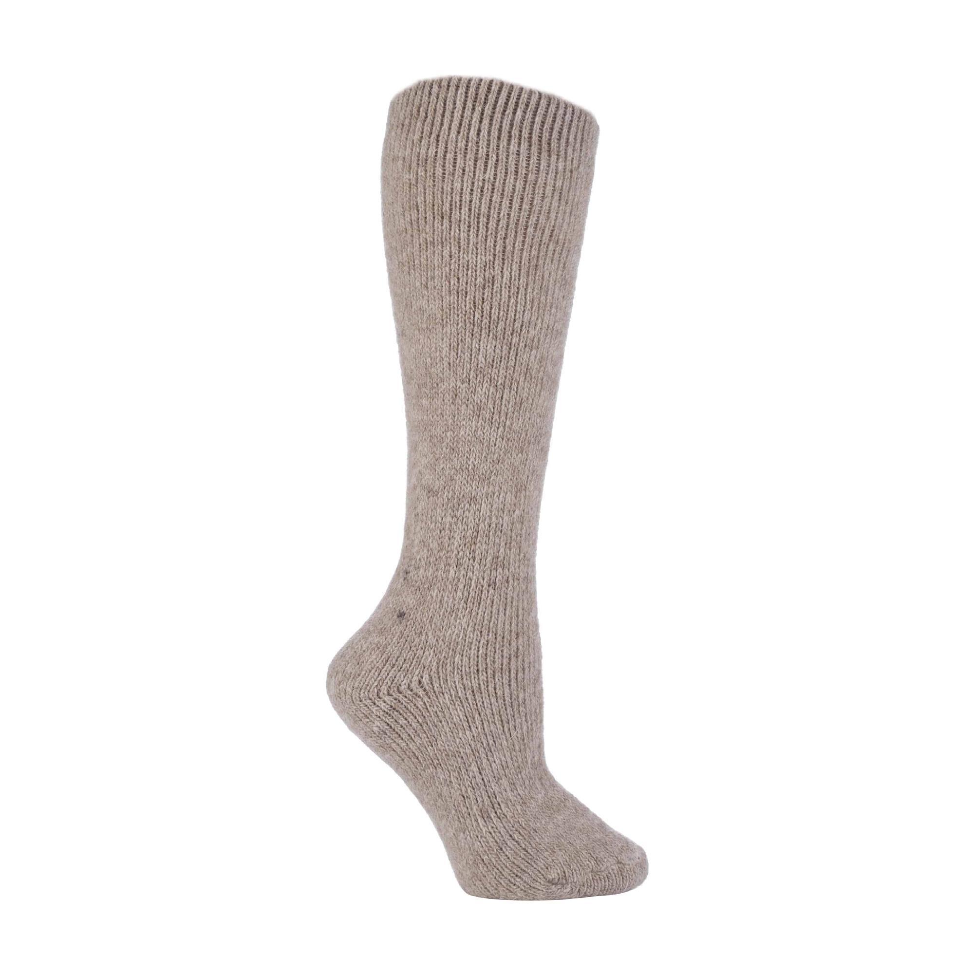 Ladies Extra Long Thick 2.7 TOG Knee High Thermal Wool Socks 1/4