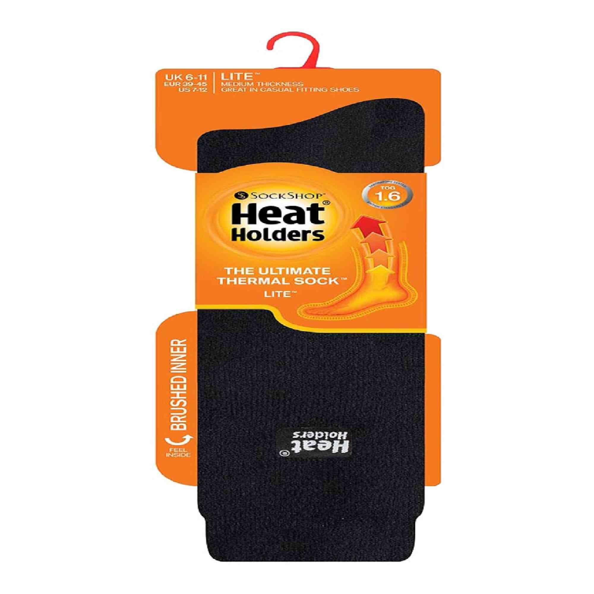 Mens Plain Thin Lightweight Knee High Thermal Socks 2/6