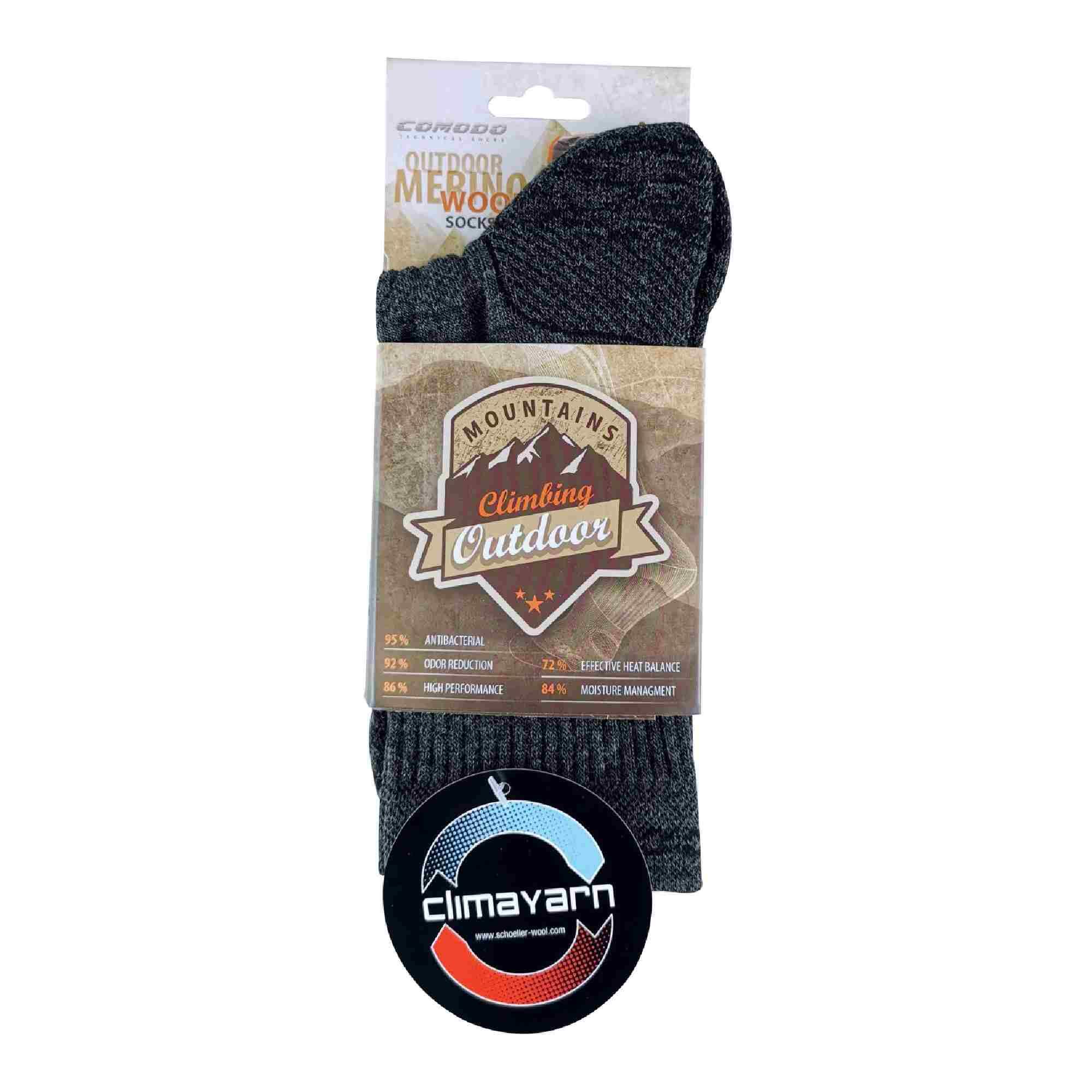 1 Pack Merino Wool Quick Drying Lightweight Hiking Socks 2/3