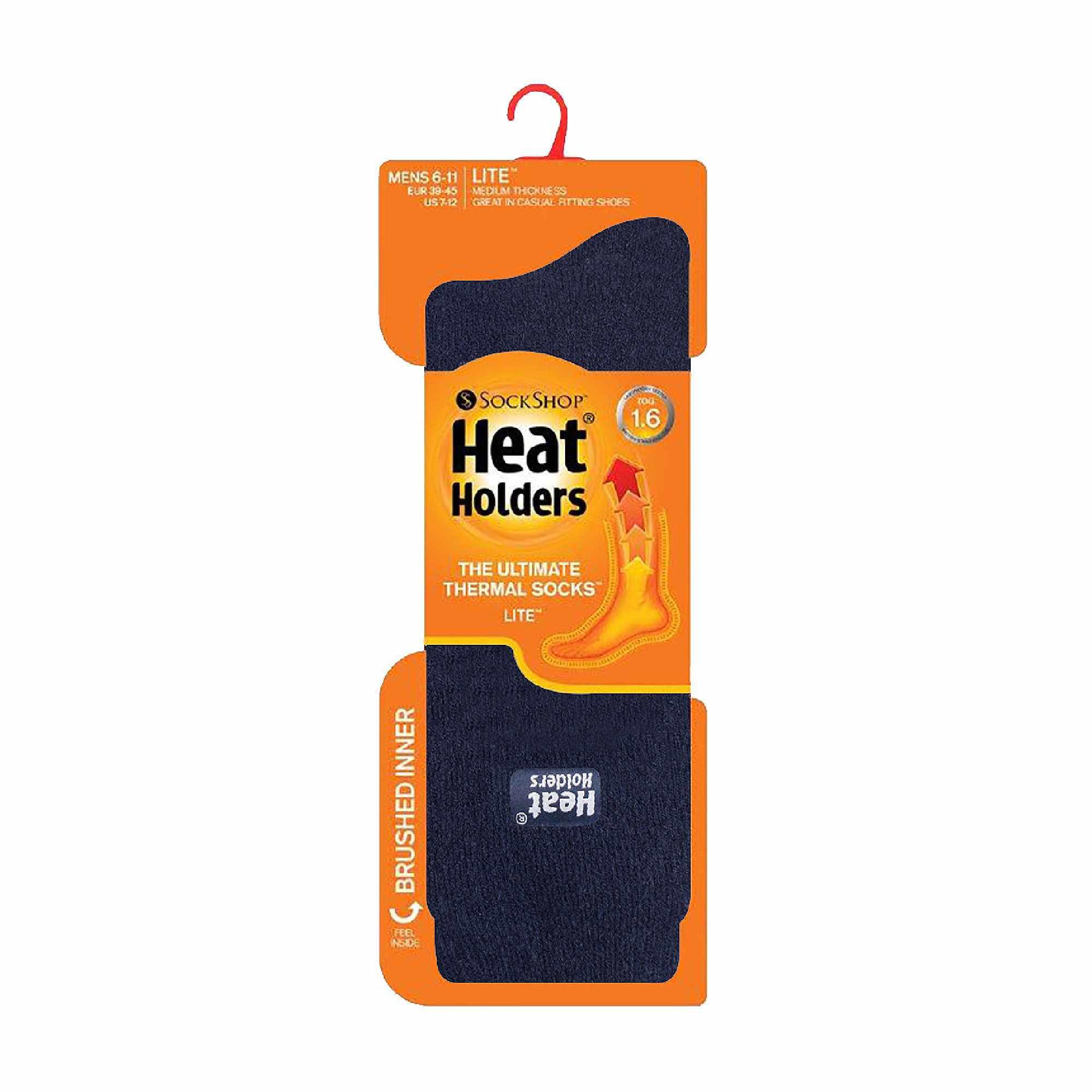 Heat Holders Lite - 3 Paires Chaussettes Homme Isolées Hiver 2/7