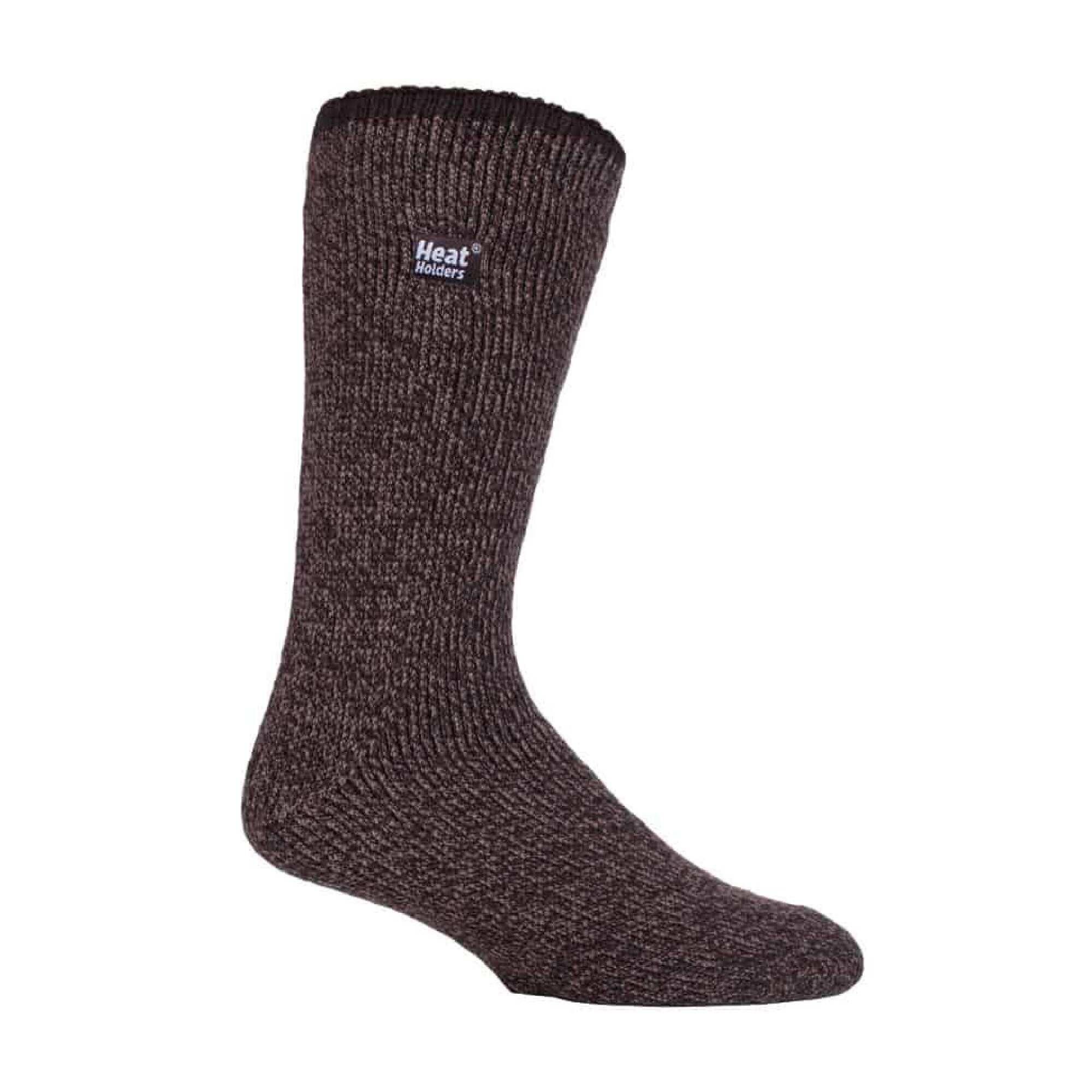 HEAT HOLDERS Mens Winter Merino Wool Thermal Socks with Reinforced Heel and Toe