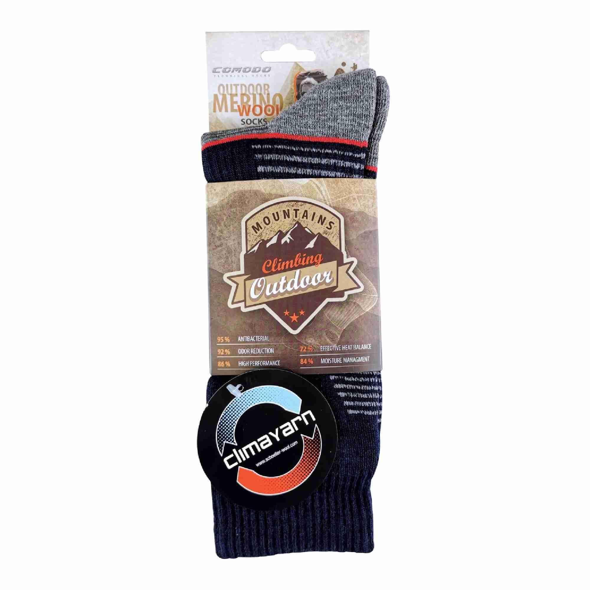 Outdoor Performance Hiker CLIMACONTROL Hiking Trail Socks for Mens and Ladies 2/3