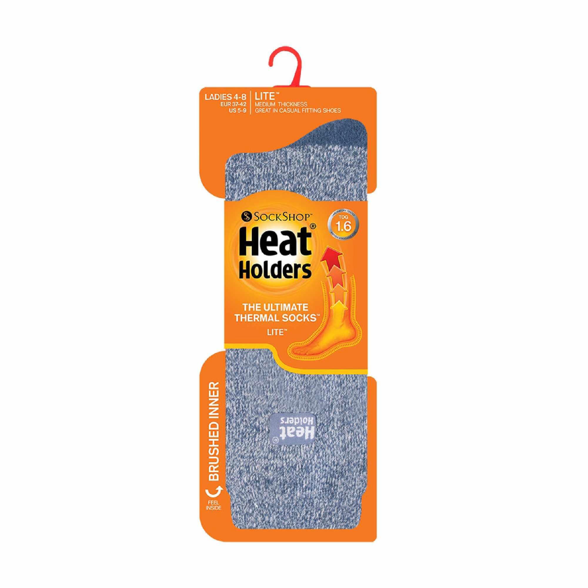 3 Pairs Ladies Thin Lightweight Thermal Dress Socks for Winter 2/6