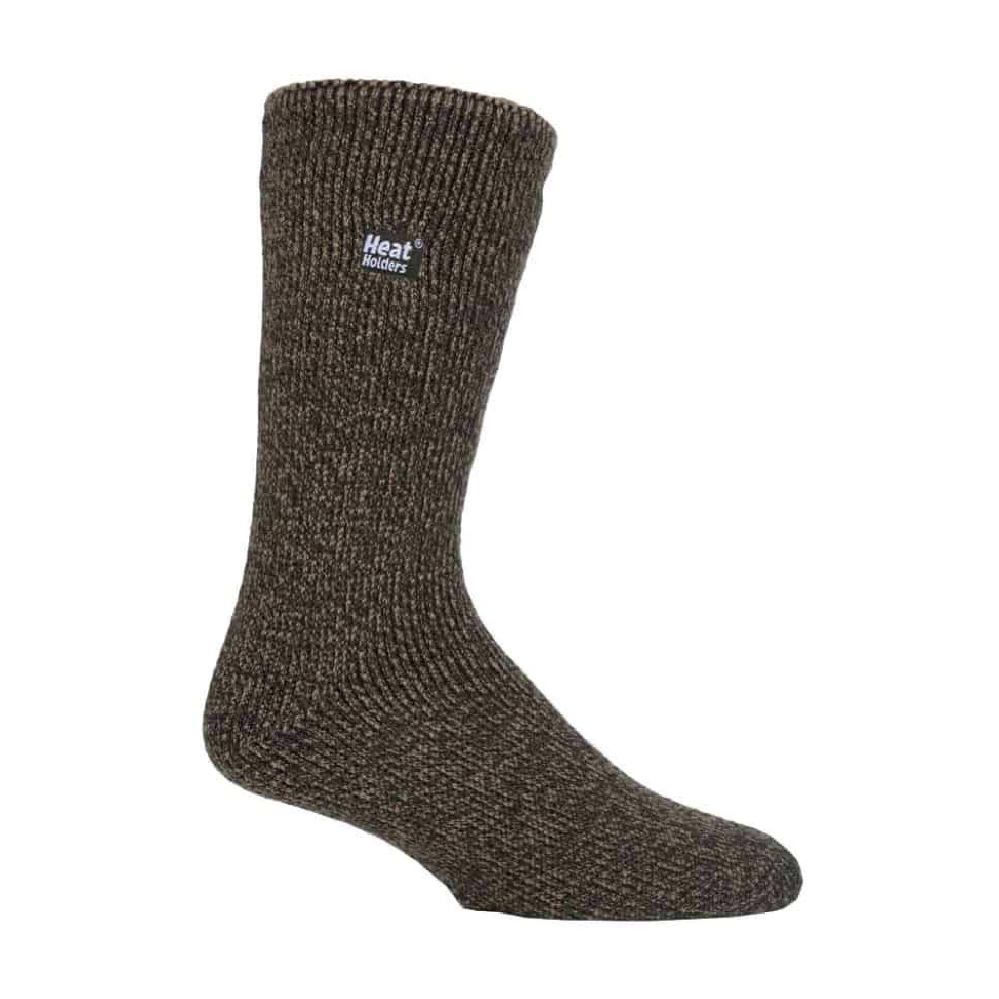 HEAT HOLDERS Mens Winter Merino Wool Thermal Socks with Reinforced Heel and Toe