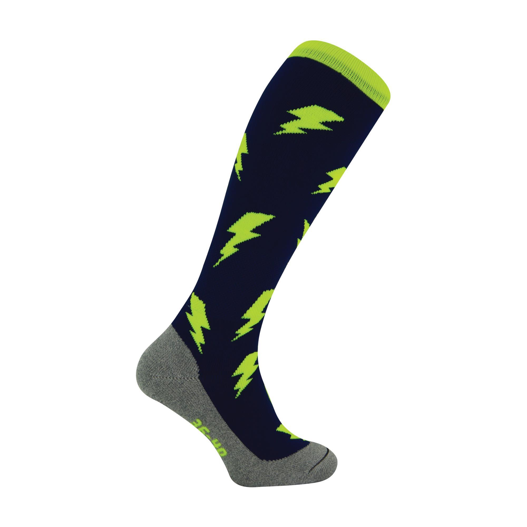 Knee High Hockey Socks with Funky Fun Patterns | Adult Sizes 1/4