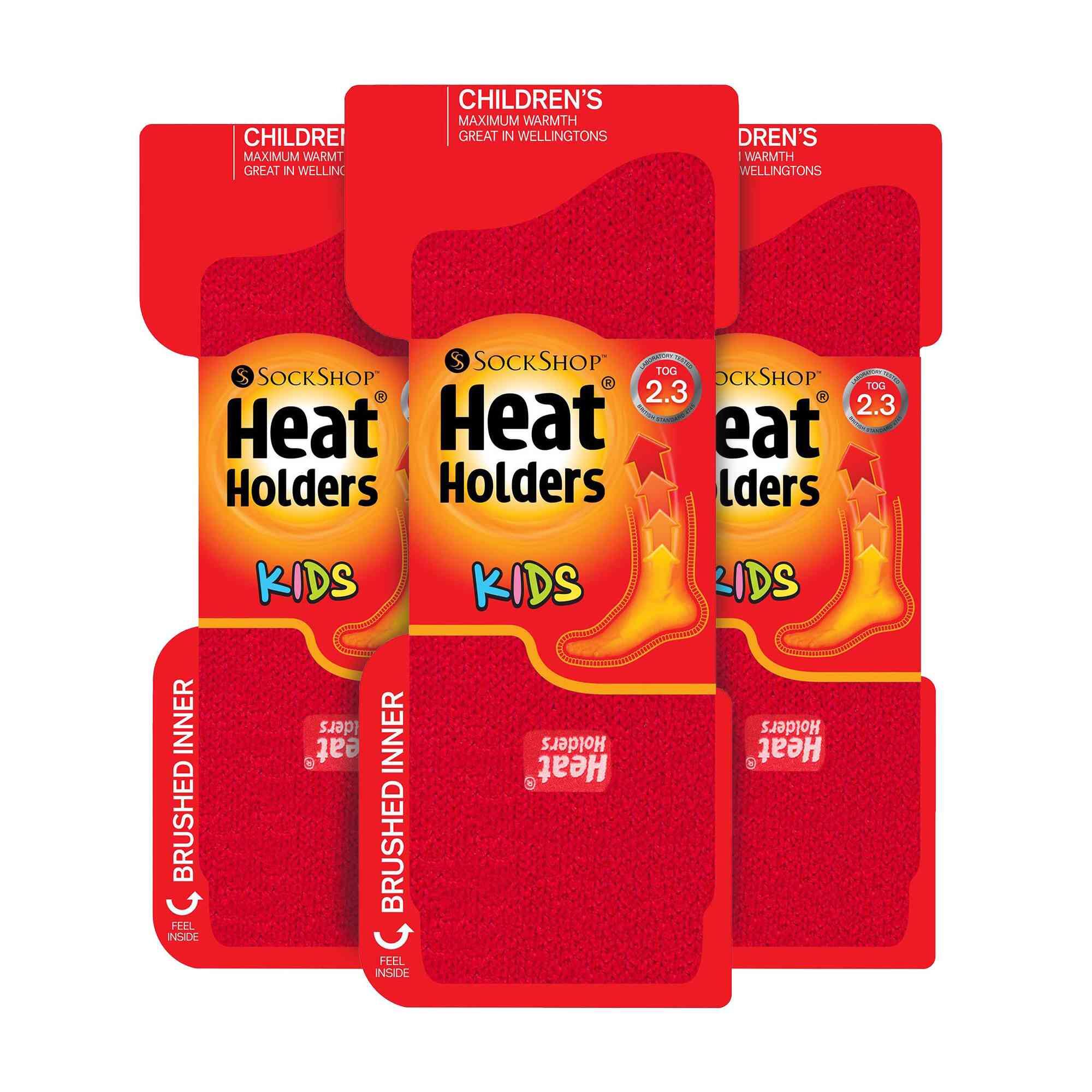 Heat Holders - Calzini termici in pile per bambini 3 paia soffici. 2/6