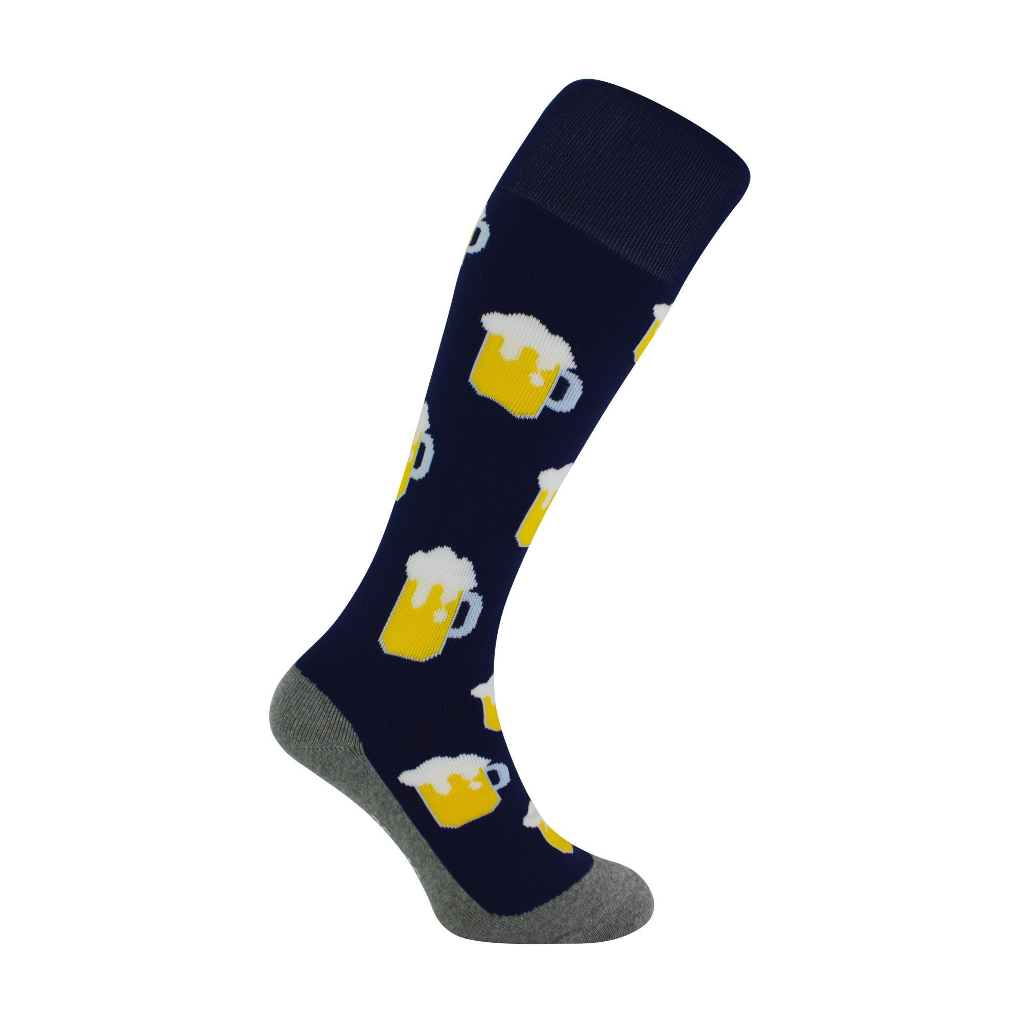 HINGLY Knee High Hockey Socks with Funky Fun Patterns | Adult Sizes