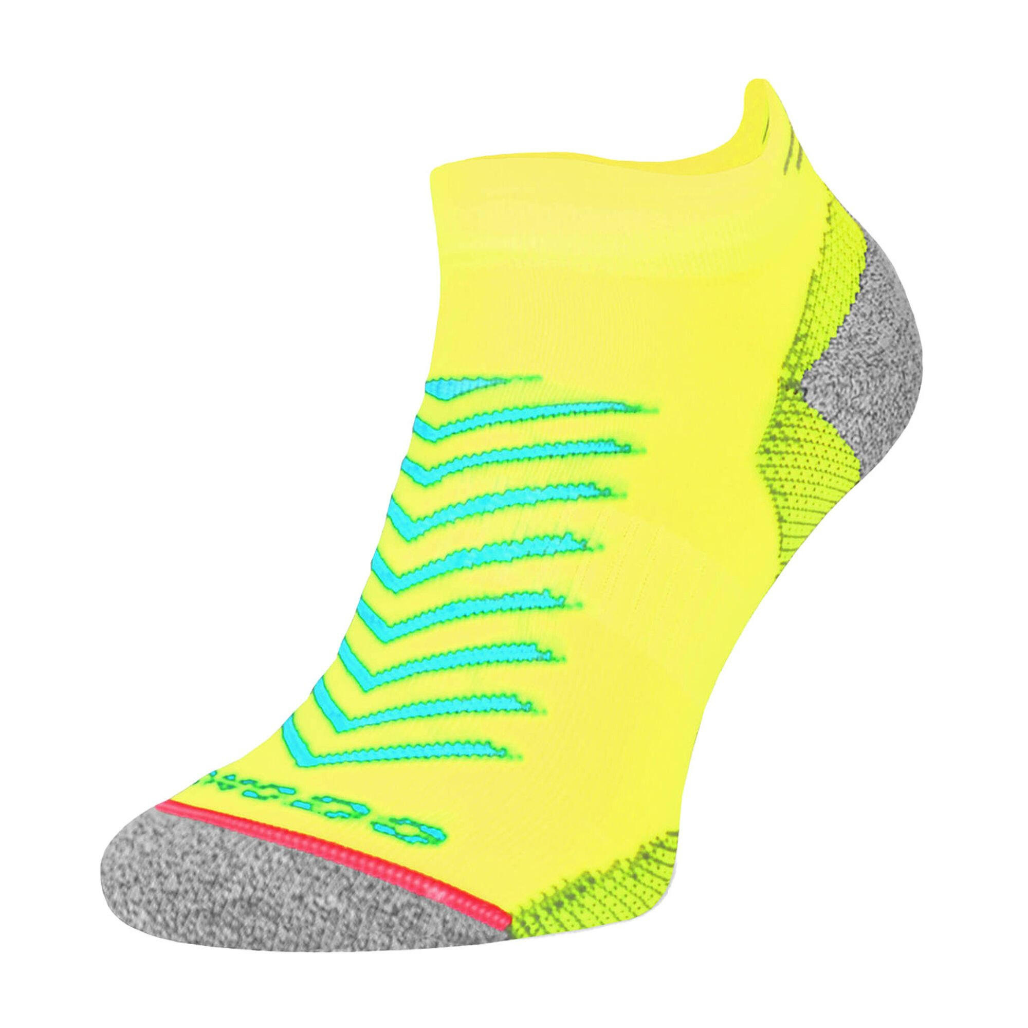 COMODO Hi Viz Running Socks for Summer | Reflective Coolmax Socks