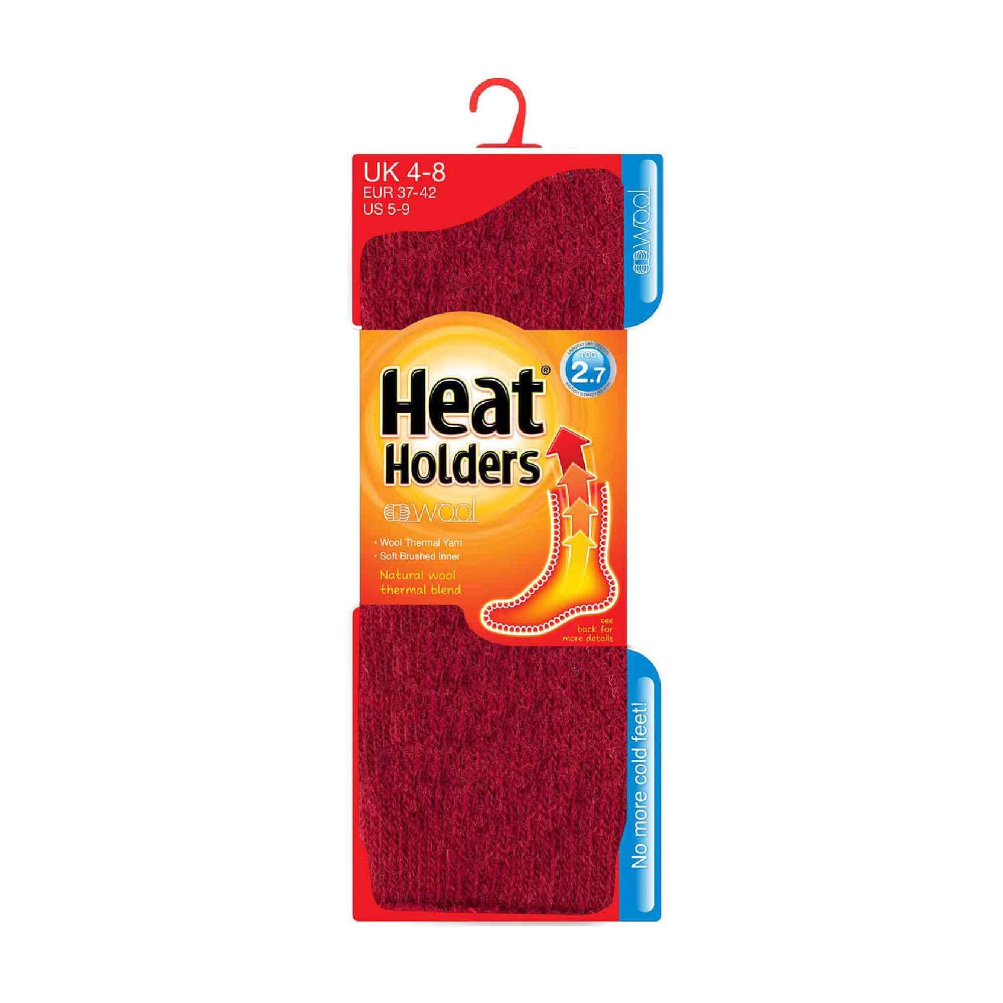 Ladies Winter Warm 2.7 TOG Wool Rich Thermal Socks 2/6