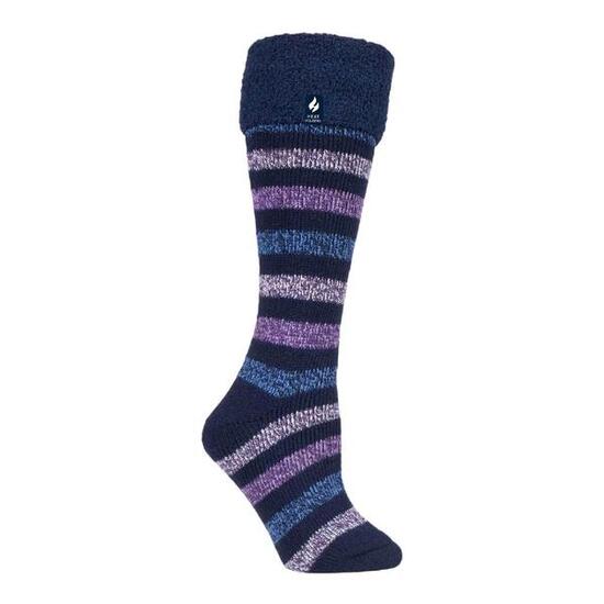 Heat Holders - Femme Chaussettes Hiver | Longues Rayures Chaussettes pour Bottes