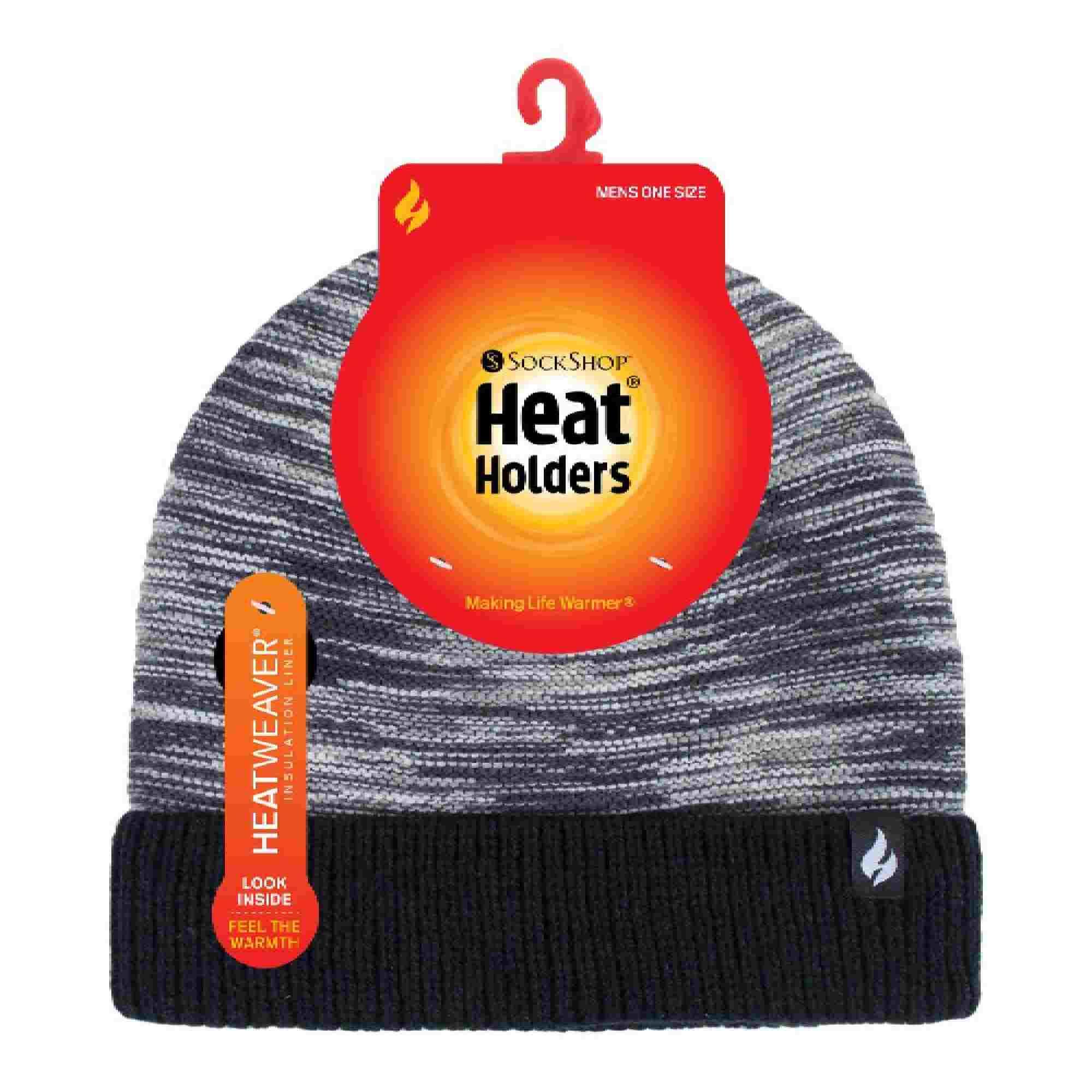 Mens Thermal Knitted Beanie Hat for Winter 2/4