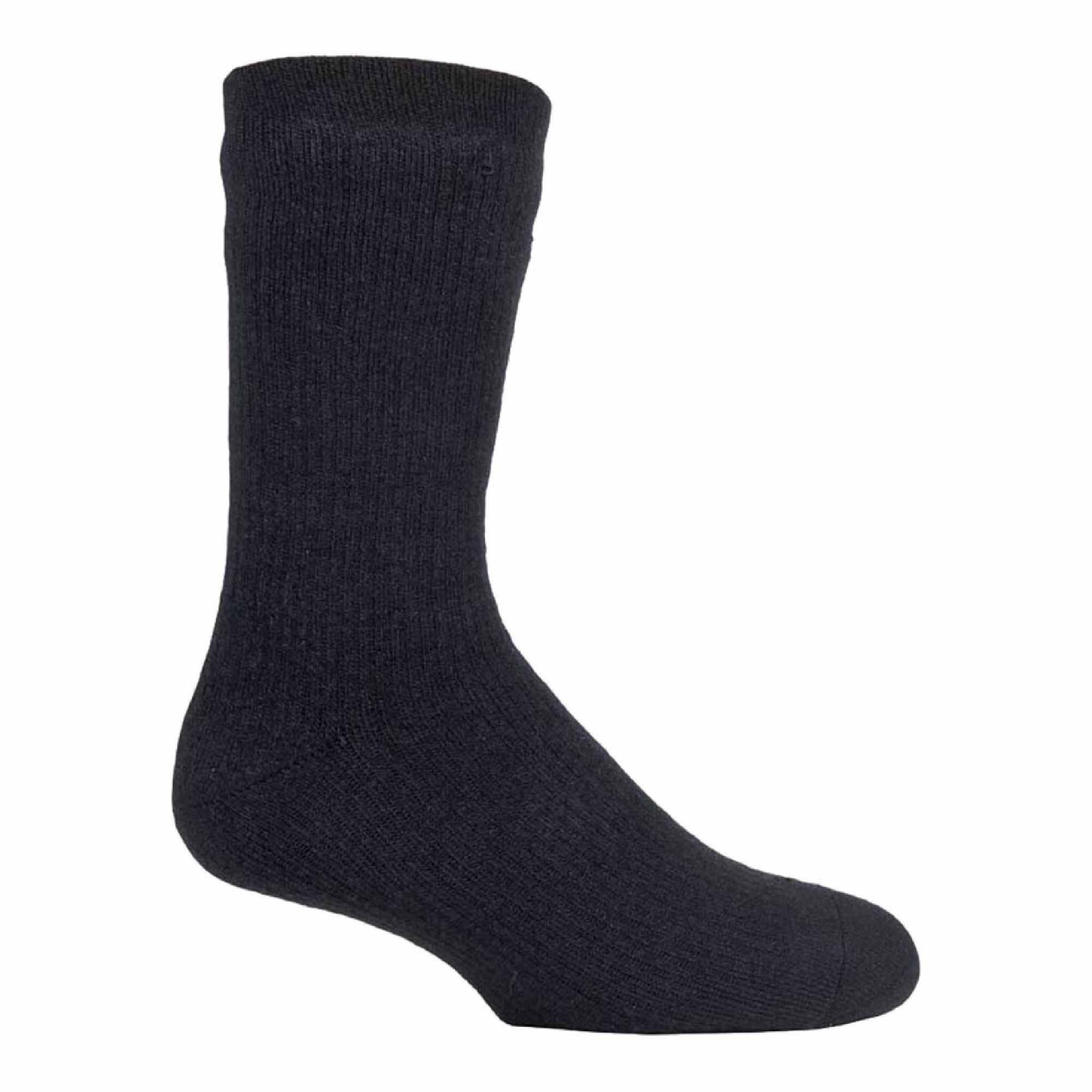 HEAT HOLDERS Mens & Ladies Black Thermal Waterproof Socks with Fleece Lining
