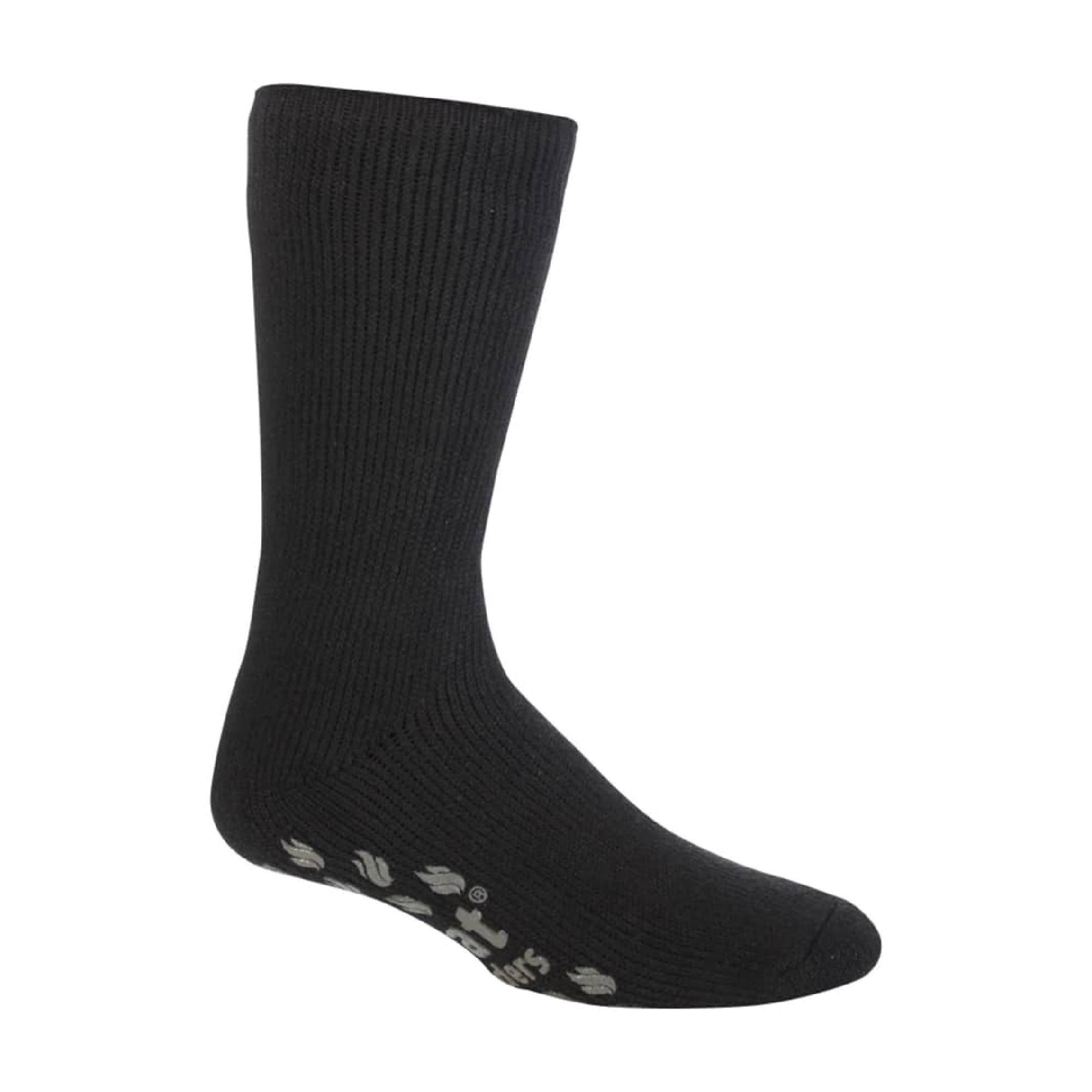 Mens Winter Non Slip Warm Thermal Slipper Socks with Grips 1/4