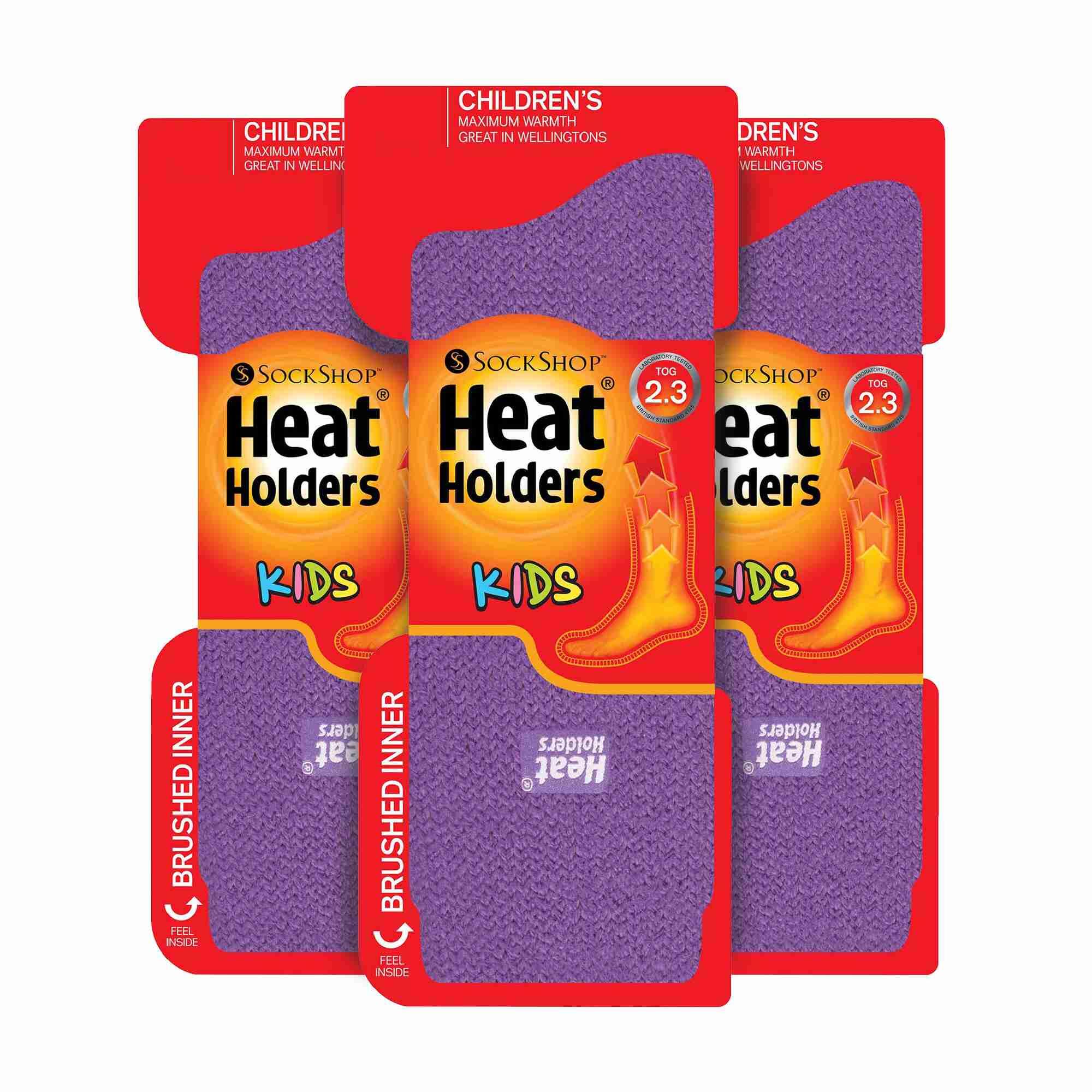 3 Pairs Childrens Ultimate Warm 2.3 TOG Winter Thermal Socks 2/6