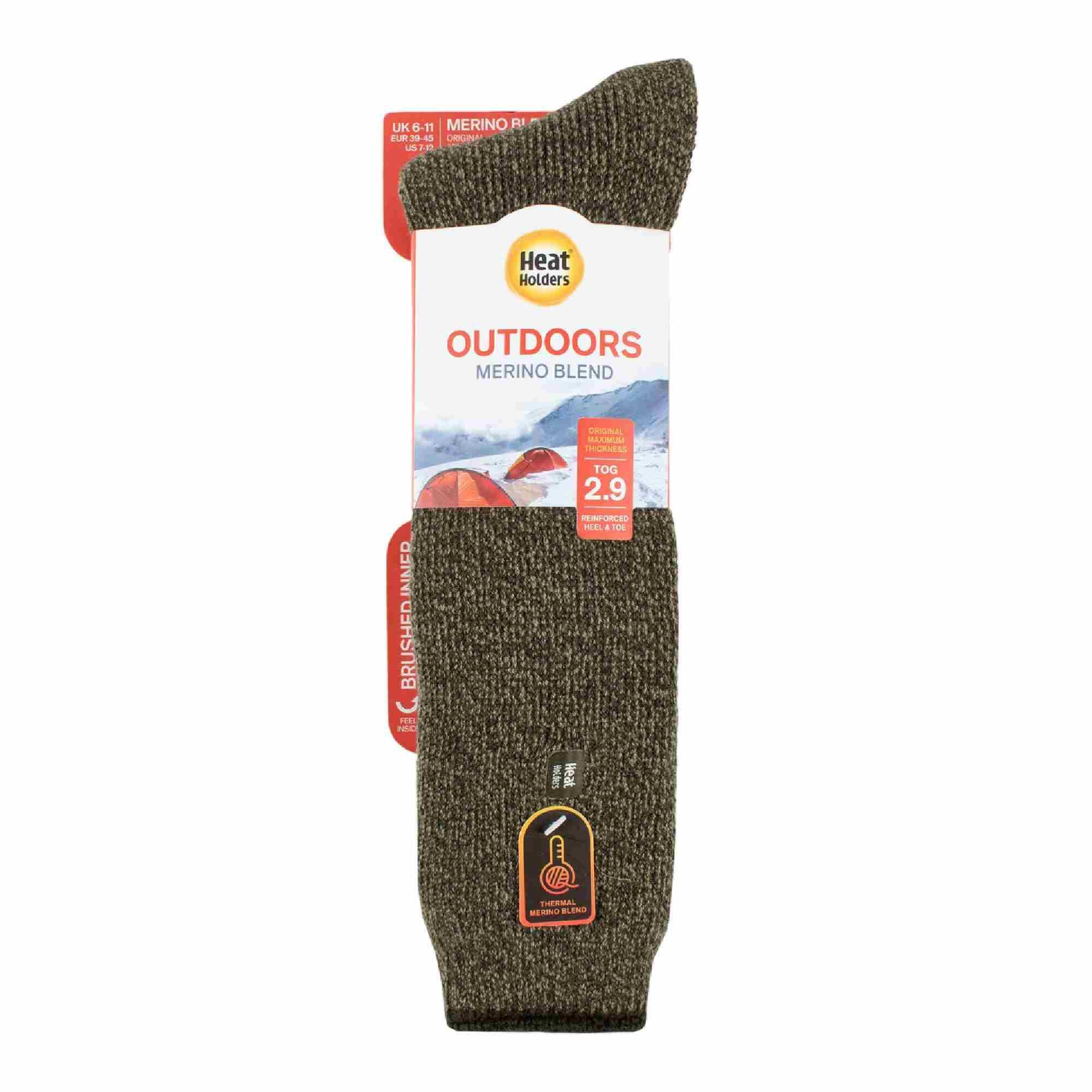 Herren Merinowolle Socken Lang | Heat Holders | Thermo Kniestrümpfe für Winter 2/7