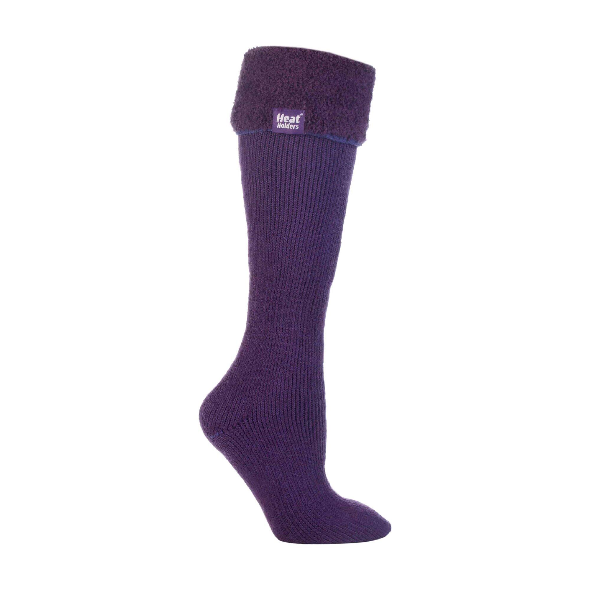 Ladies Thermal Wellington Boot Socks | Long Warm Socks for Women 1/4