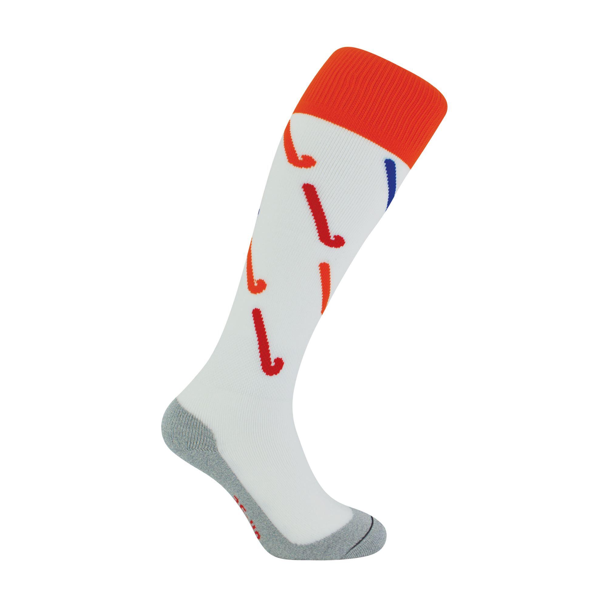HINGLY Knee High Hockey Socks with Hockey Stick Designs | Adult Sizes