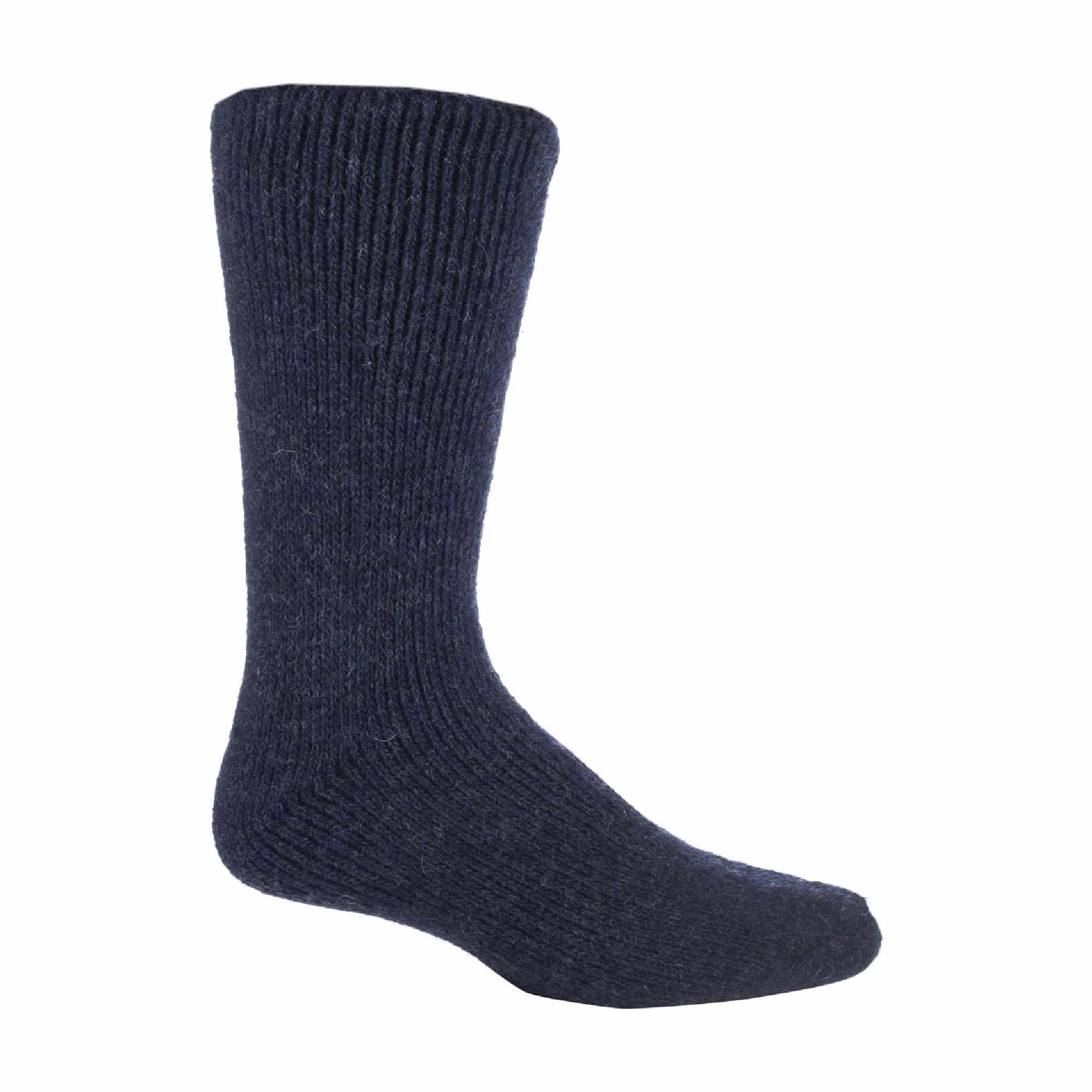 Mens Thick Heavy 2.7 TOG Short Thermal Wool Rich Socks 1/6