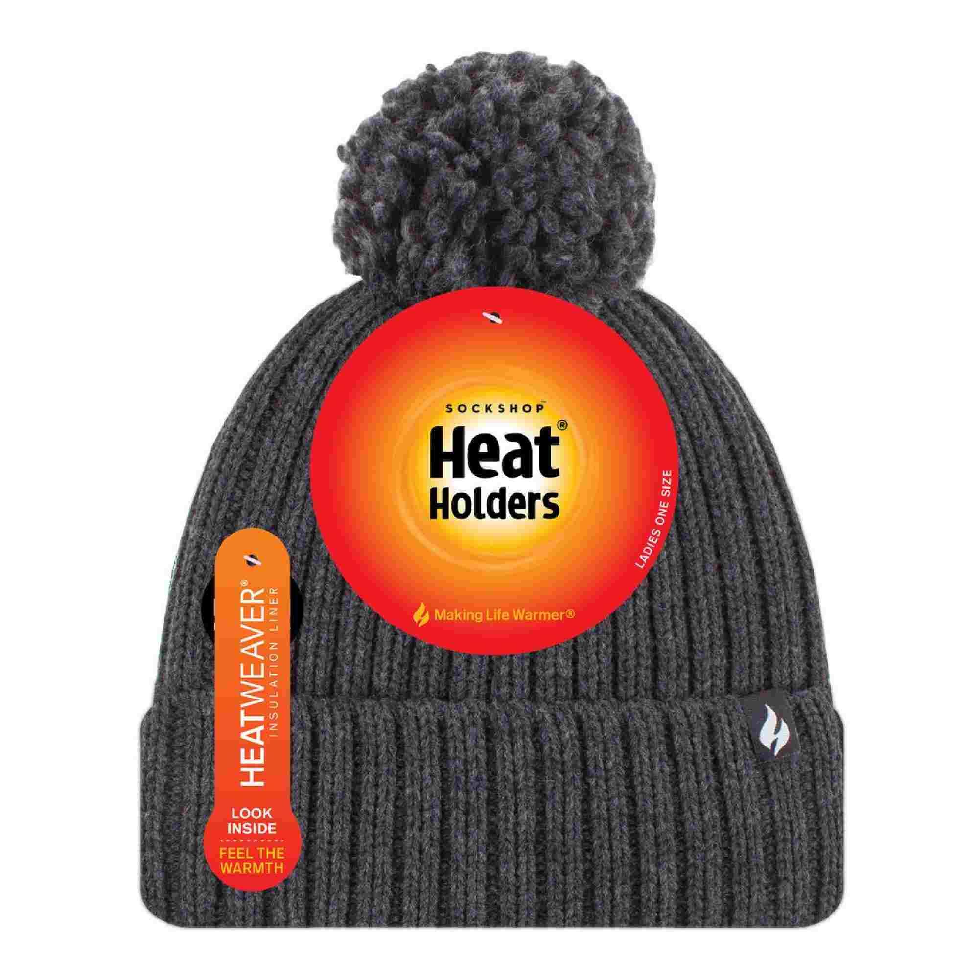 Heat Holders - Femme Fantaisie Chaud Hiver Bonnet avec Pompon 2/5