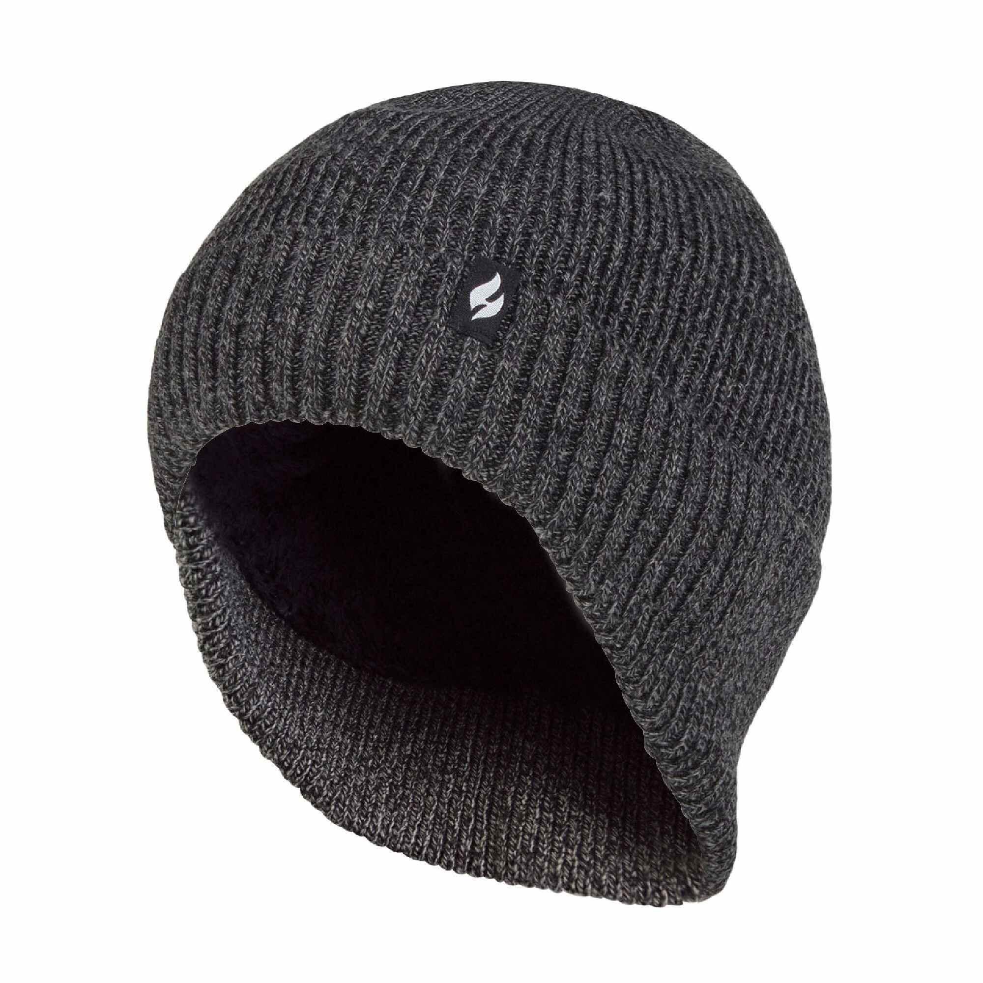 HEAT HOLDERS Thermal Winter Warm Expedition Hat with Drop Neck for Men