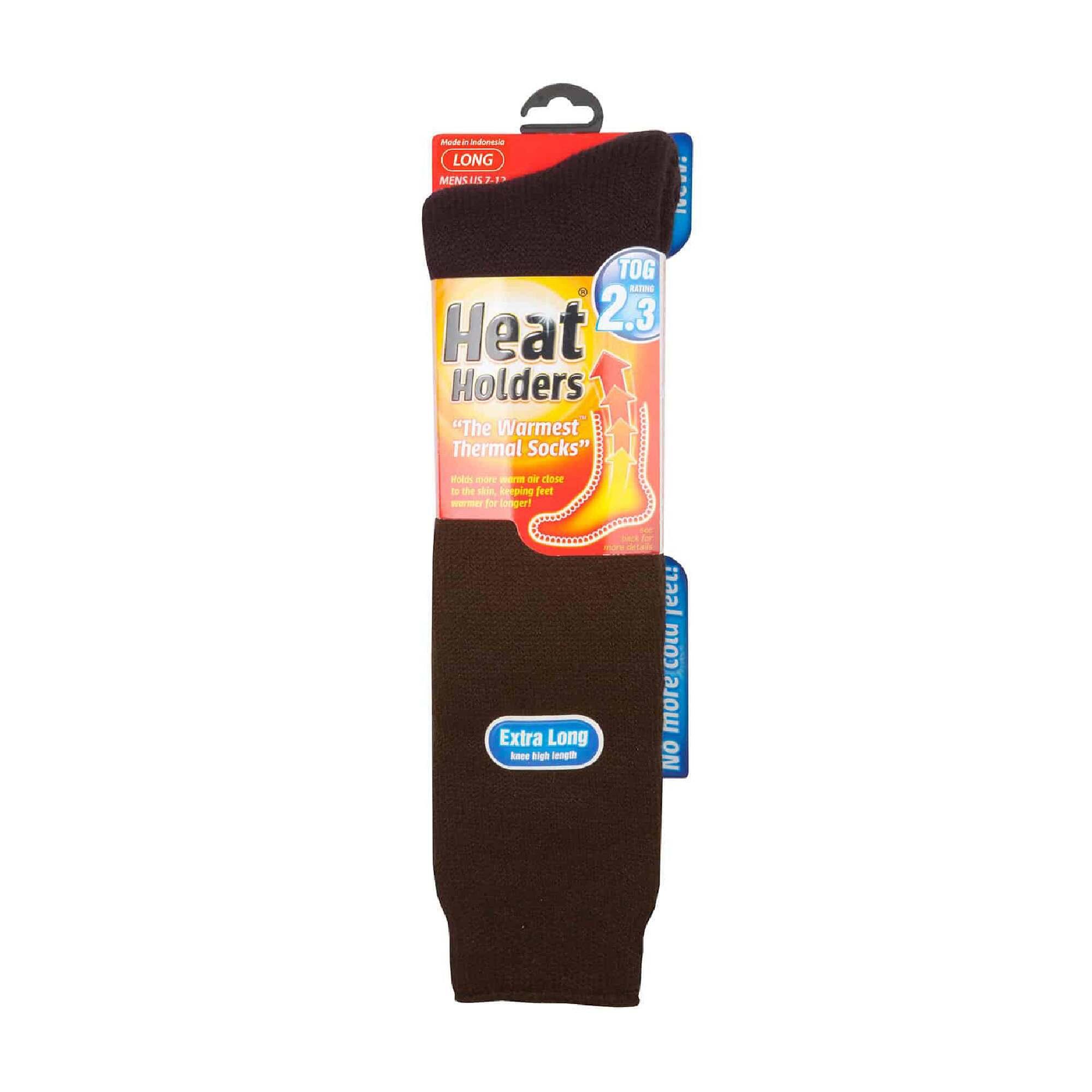 Heat Holders - Homme Hautes Longues Polaire Hiver Chaudes Thermiques Chaussettes 2/6