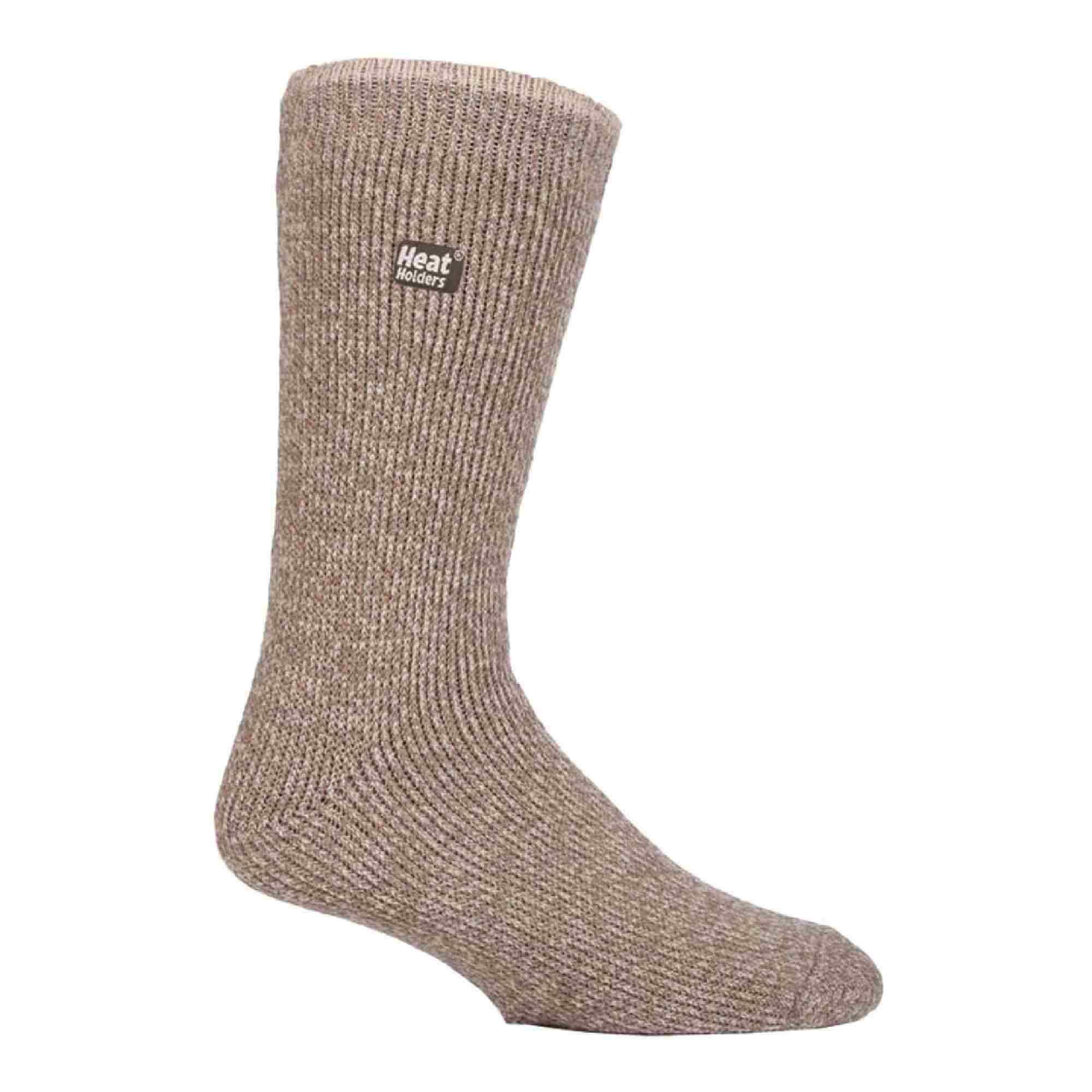 Mens Outdoor Merino Wool Knee High Long Thermal Socks for Winter 1/7