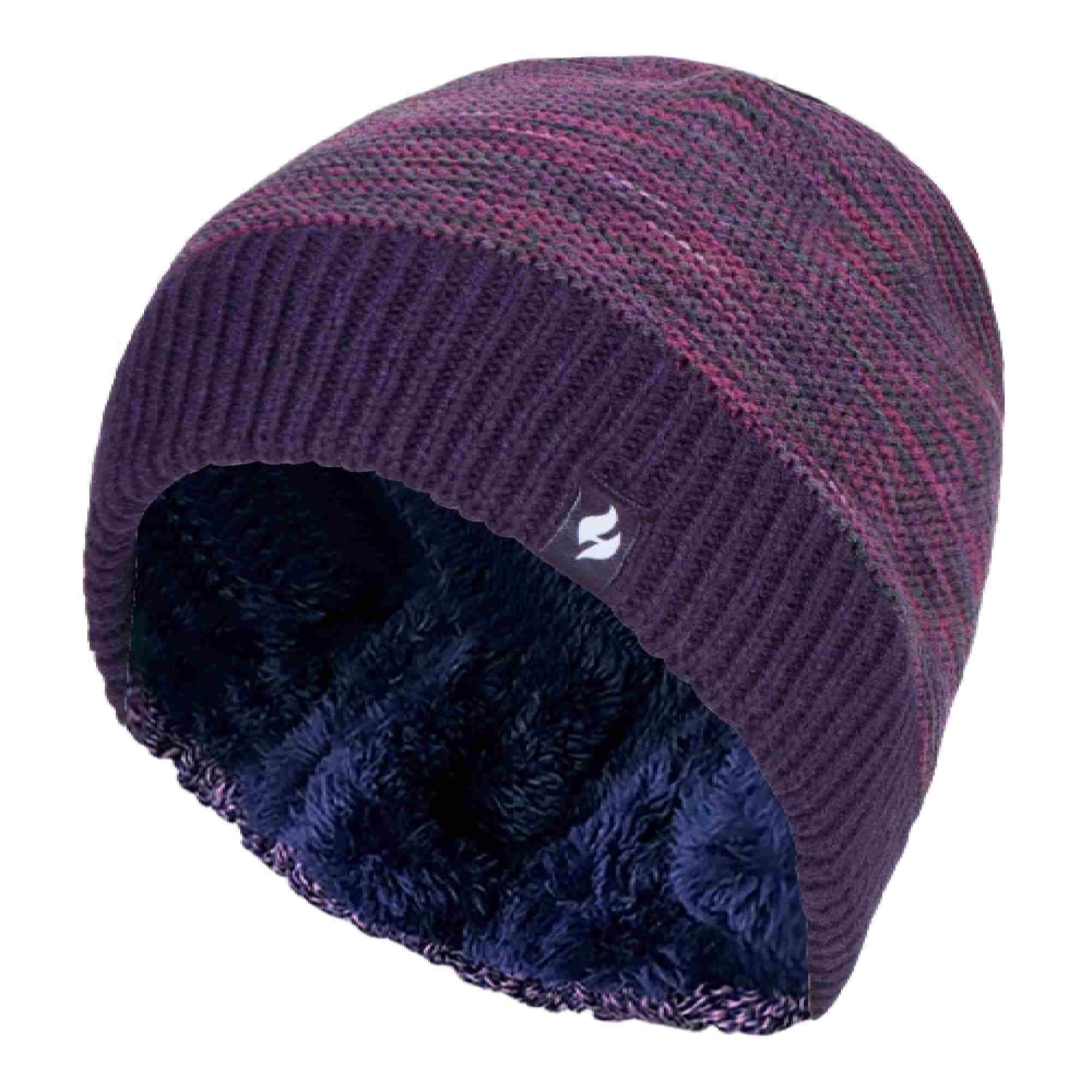 HEAT HOLDERS Ladies Thermal Knitted Beanie Hat for Winter