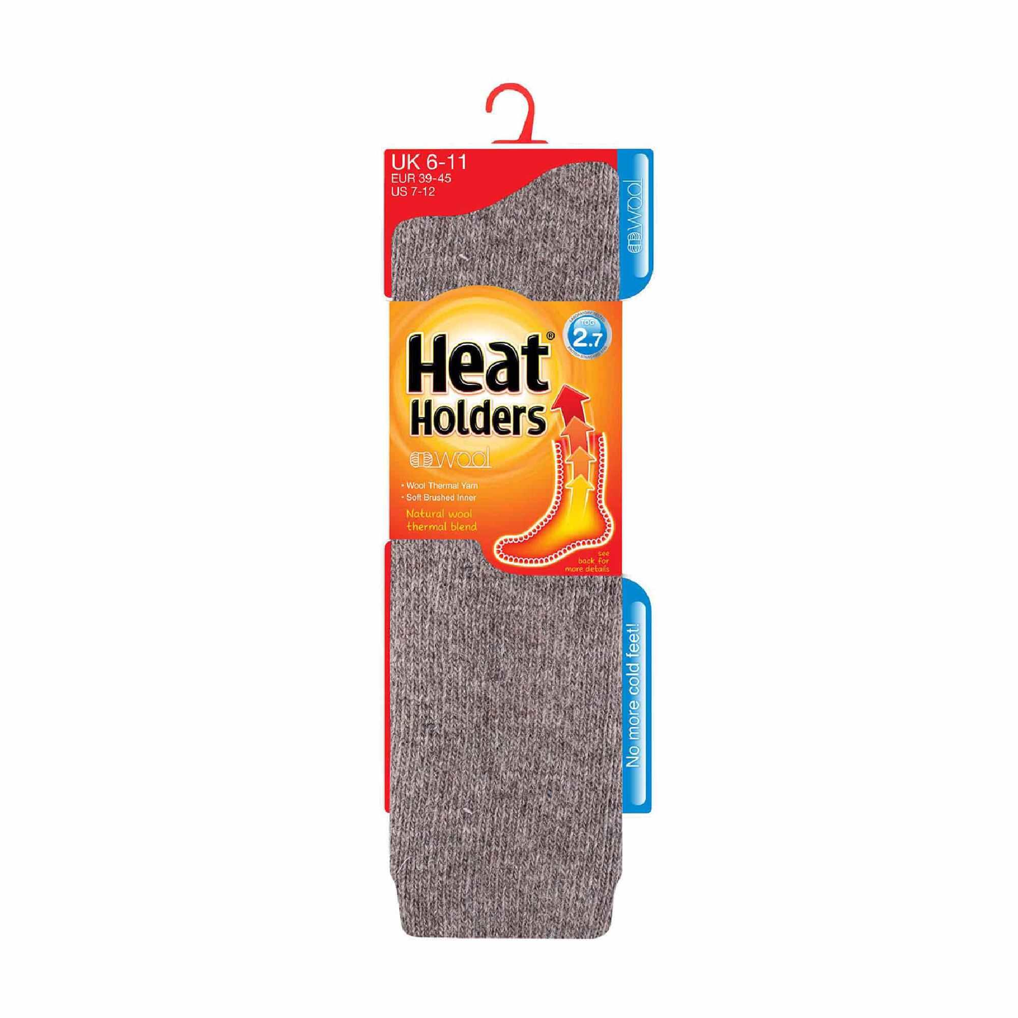 Mens Extra Long Heavy 2.7 TOG Knee High Thermal Wool Rich Socks 2/4