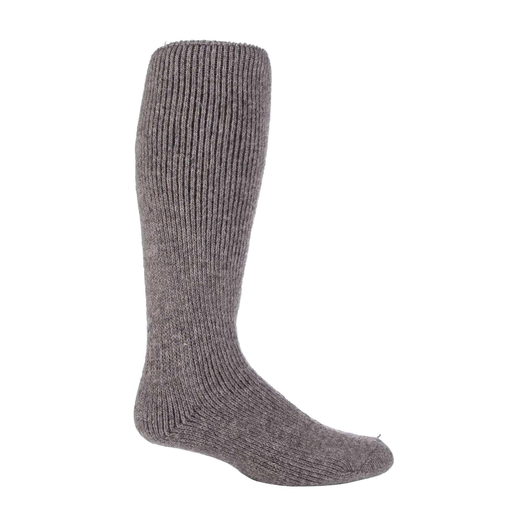 Mens Extra Long Heavy 2.7 TOG Knee High Thermal Wool Rich Socks 1/4