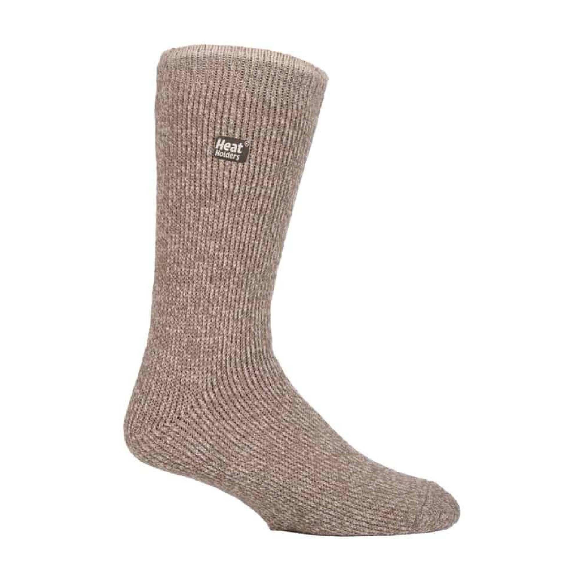 HEAT HOLDERS Mens Winter Merino Wool Thermal Socks with Reinforced Heel and Toe