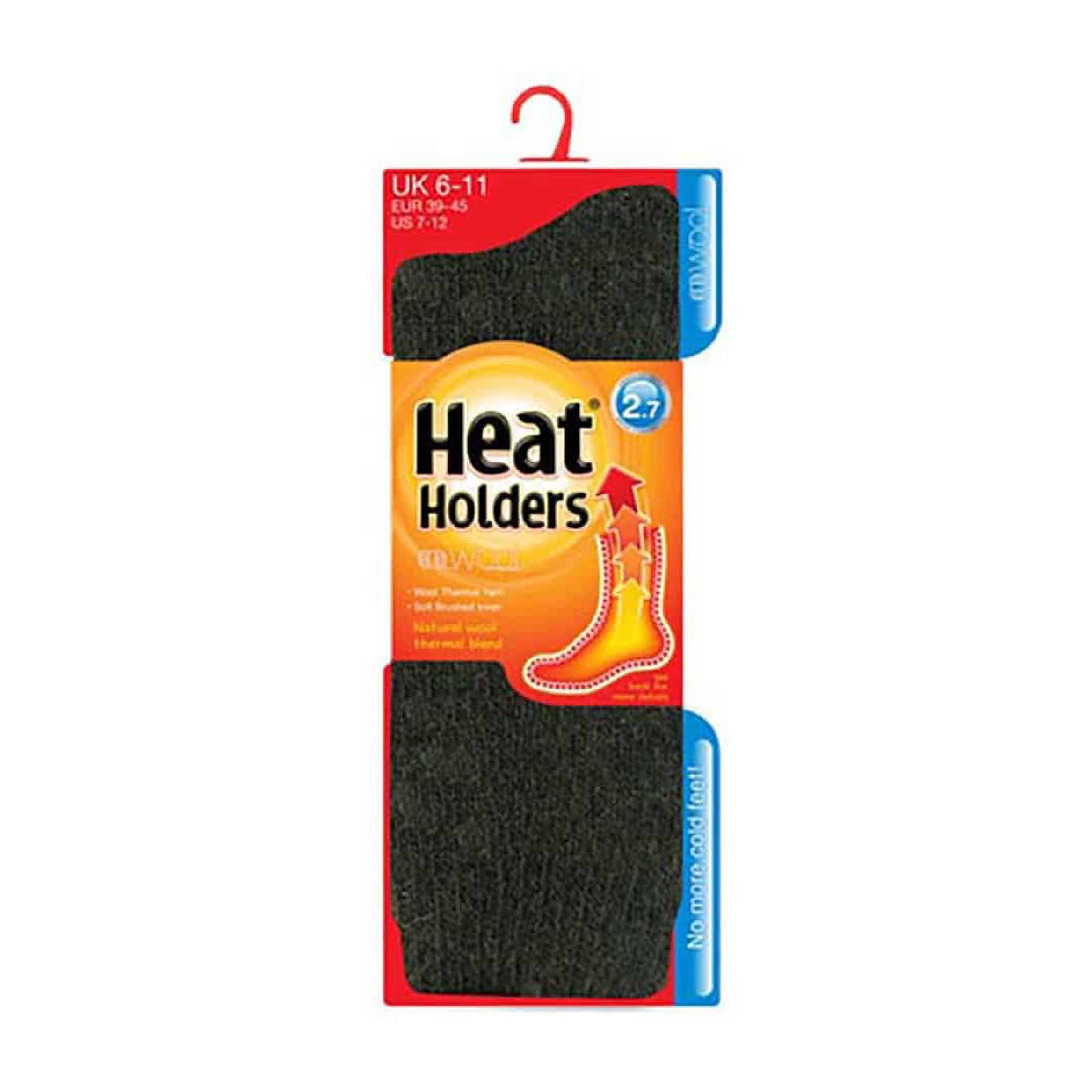 Mens Thick Heavy 2.7 TOG Short Thermal Wool Rich Socks 2/6