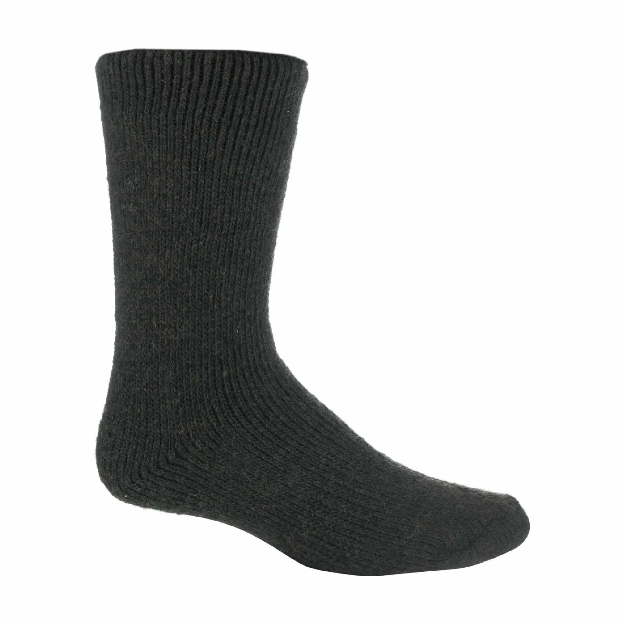 Mens Thick Heavy 2.7 TOG Short Thermal Wool Rich Socks 1/6