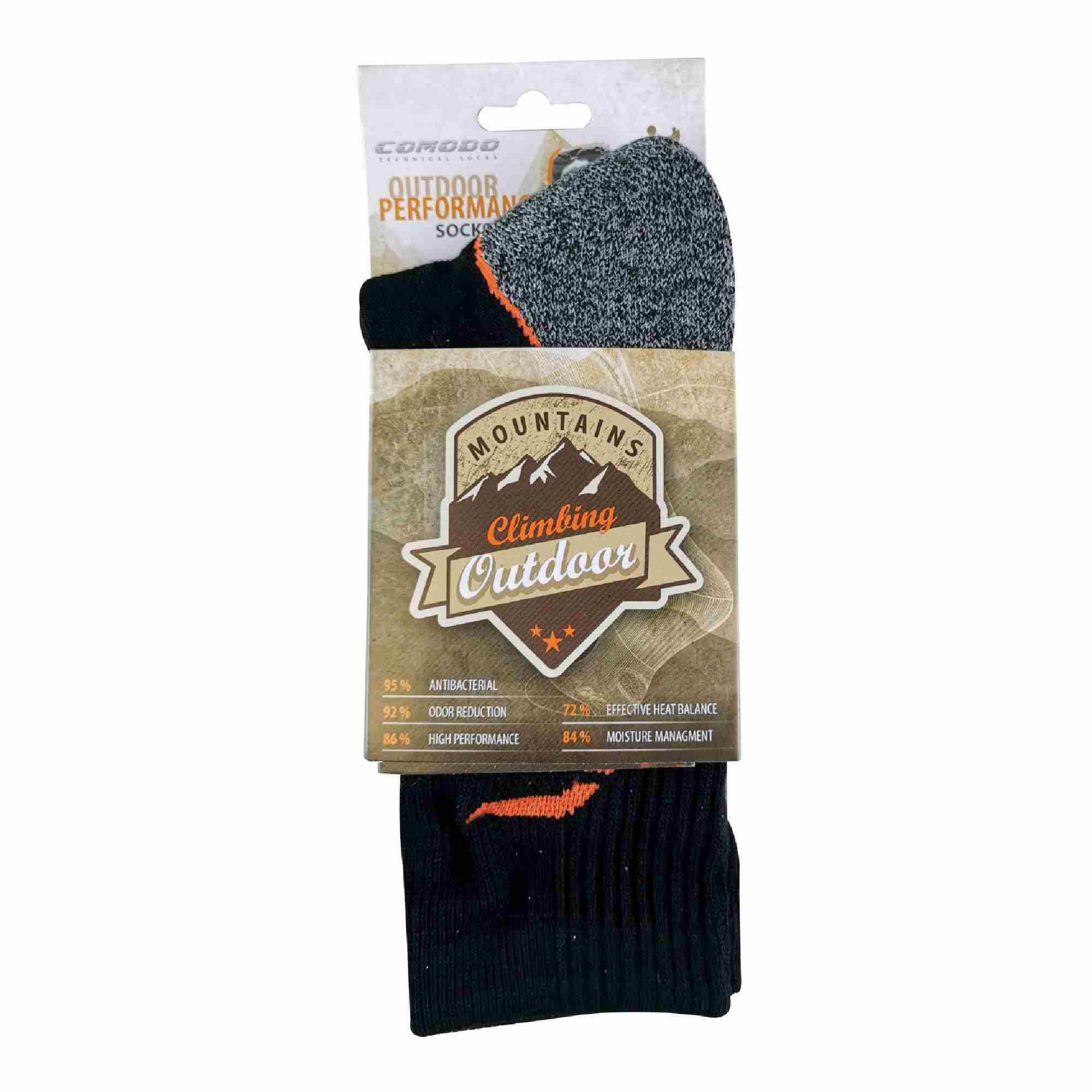 Bamboo Hiking Socks for Summer | Anti Blister Cushioned Heel & Toe | Unisex 2/3