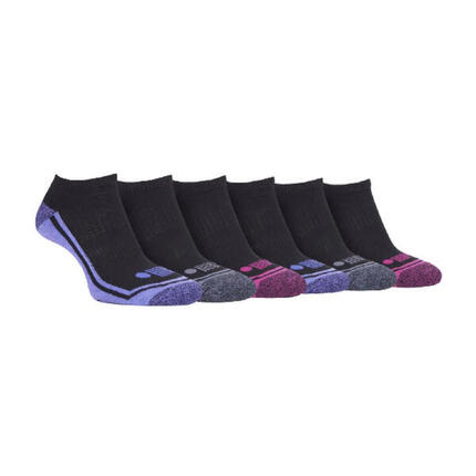 JEEP -6 Paires Femme Basses Courtes Anti Ampoules Chaussettes Sport pour Running